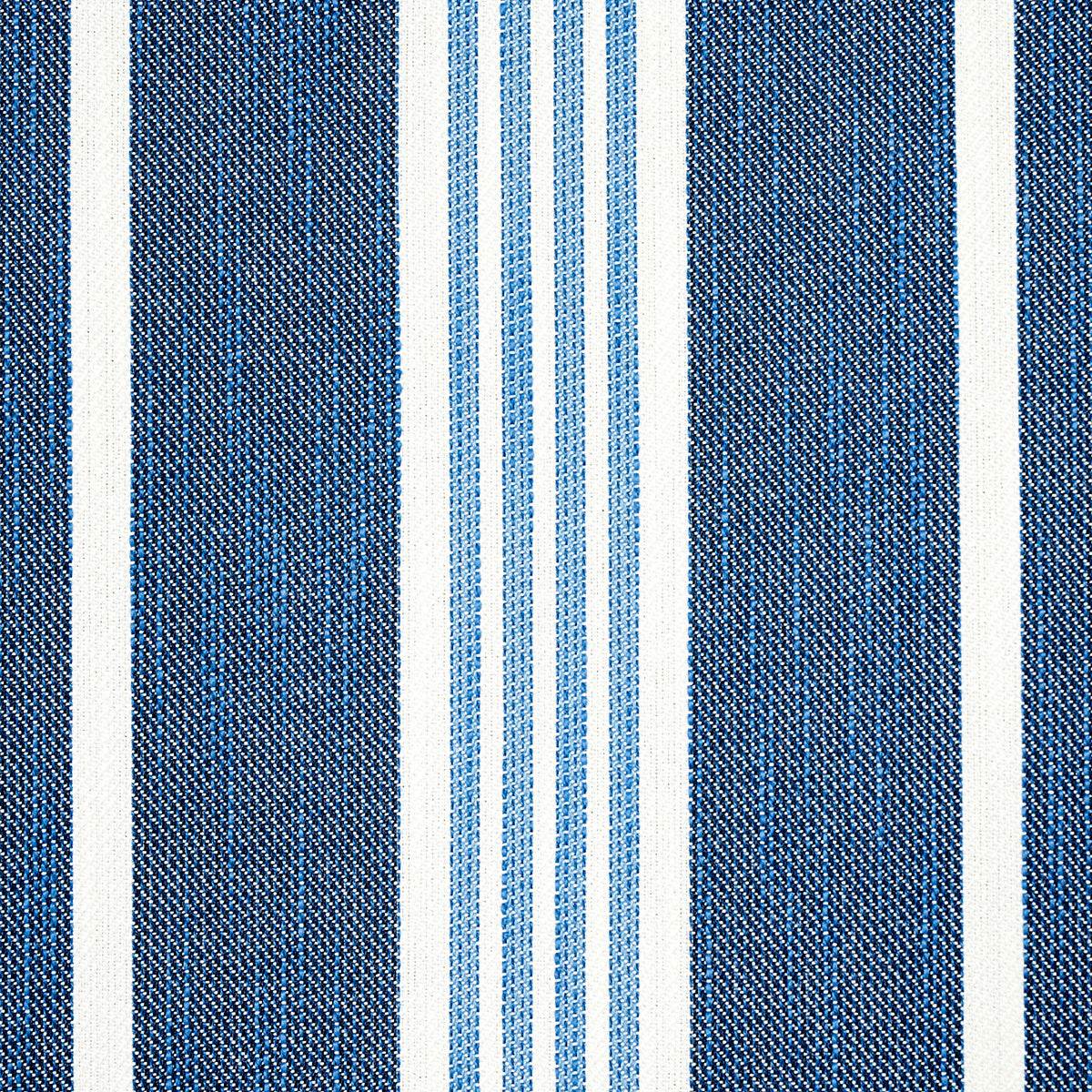 HAMPTON-STRIPE-INDOOR-OUTDOOR-INDIGO-SCHUMACHER-82300 - Schumacher Fabric