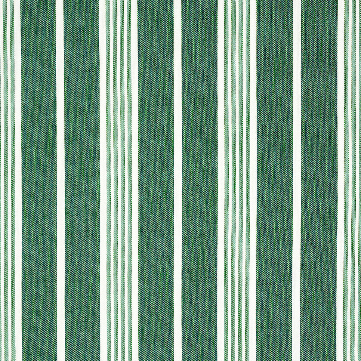 HAMPTON-STRIPE-INDOOR-OUTDOOR-EMERALD-SCHUMACHER-82302 - Schumacher Fabric