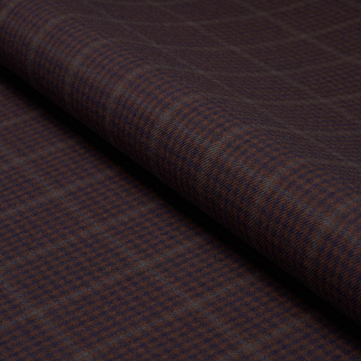 Aldridge Wool Houndstooth - Burgundy - Schumacher 82332 Fabric - Schumacher Fabric