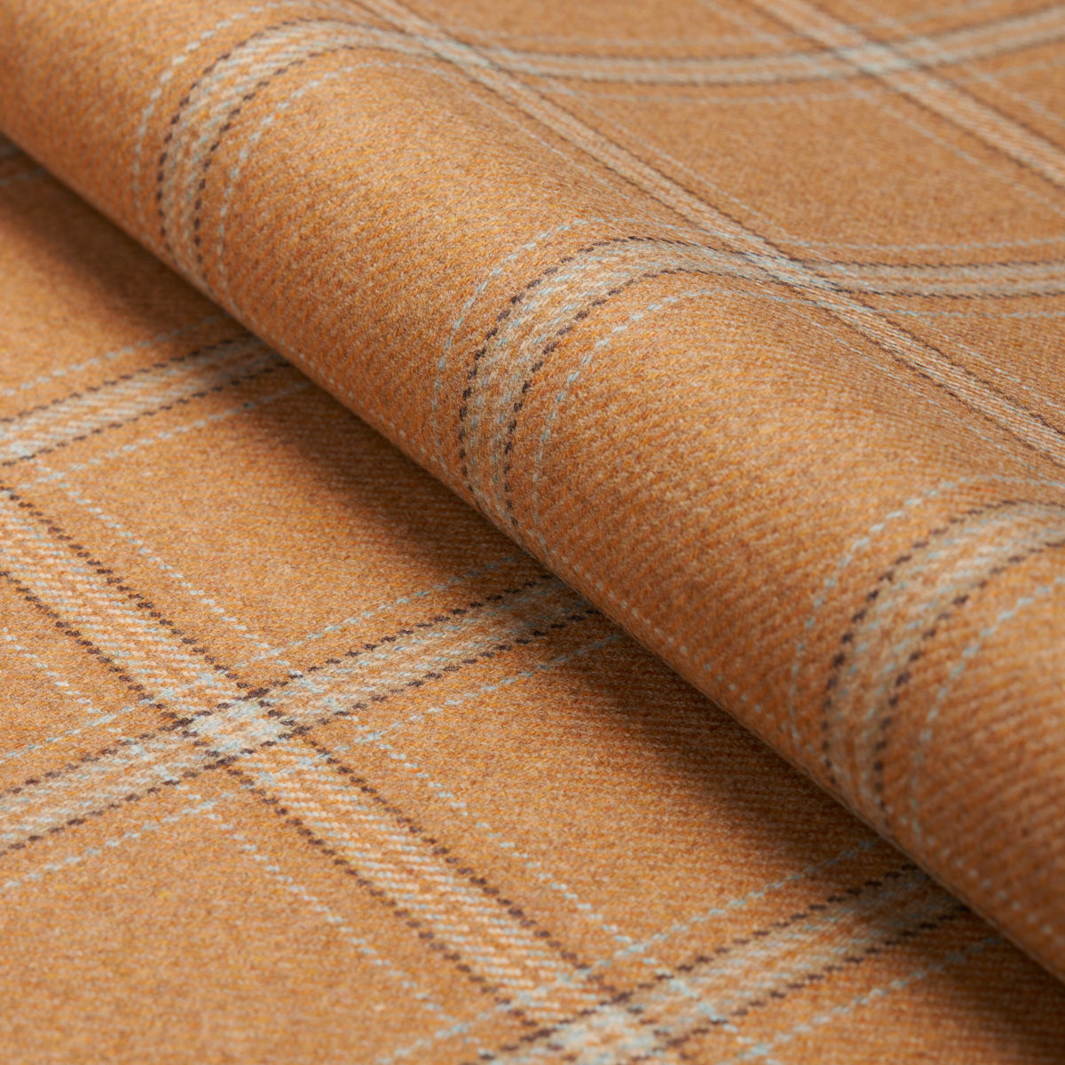 Blackburn Merino Plaid - Camel - Schumacher 82341 Fabric - Schumacher Fabric