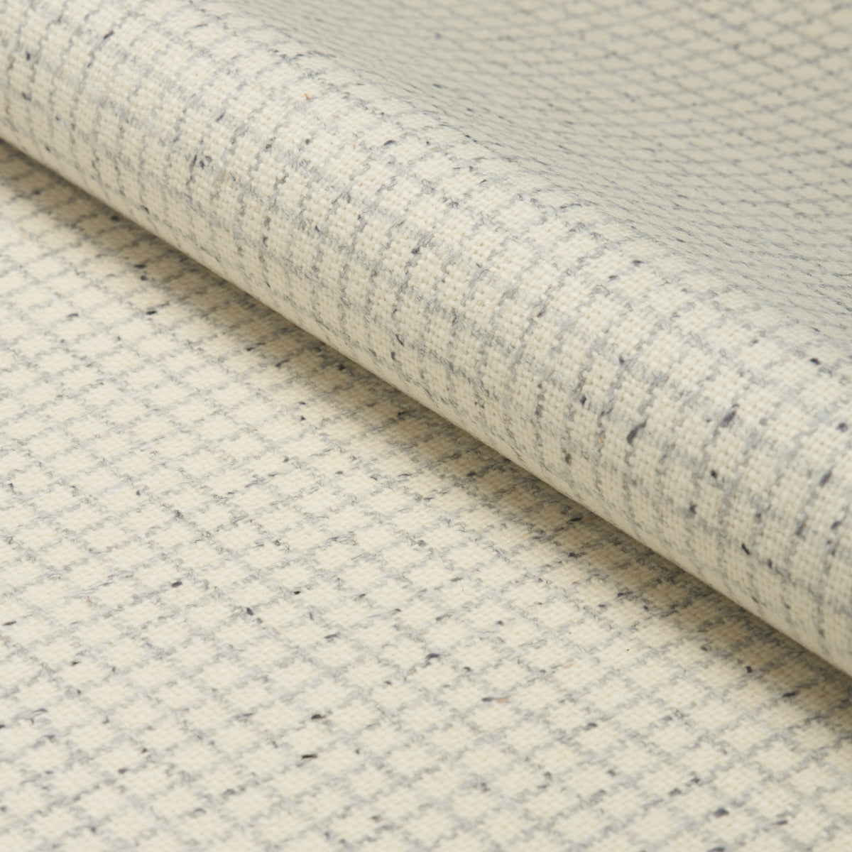 Hudson Wool Check - Ivory - Schumacher 82350 Fabric - Schumacher Fabric