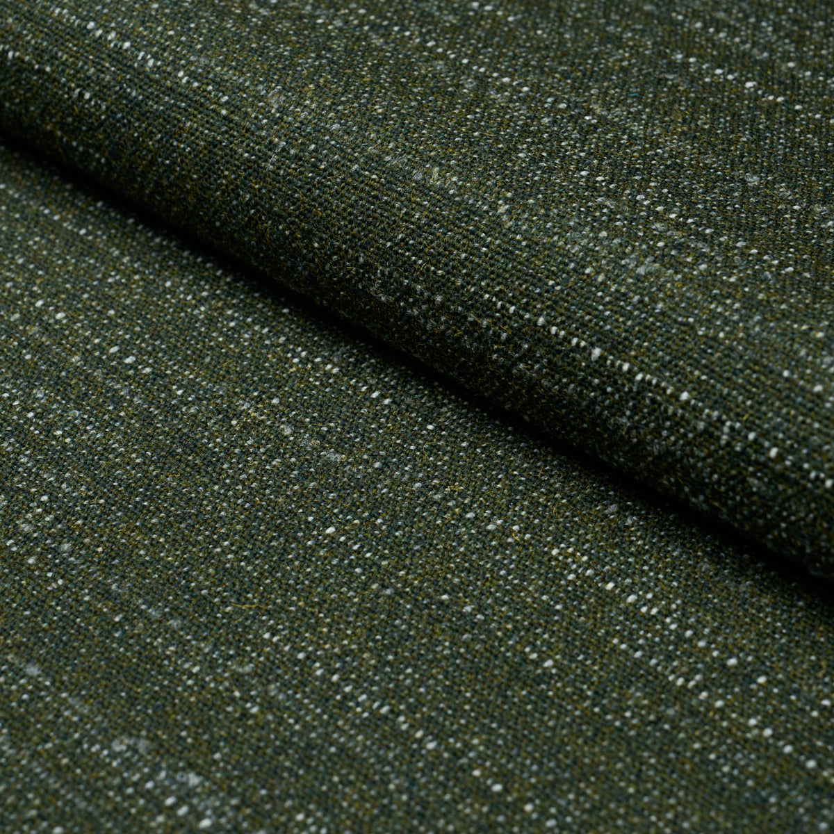 Atlas Wool Texture - Bottle Green - Schumacher 82363 Fabric - Schumacher Fabric