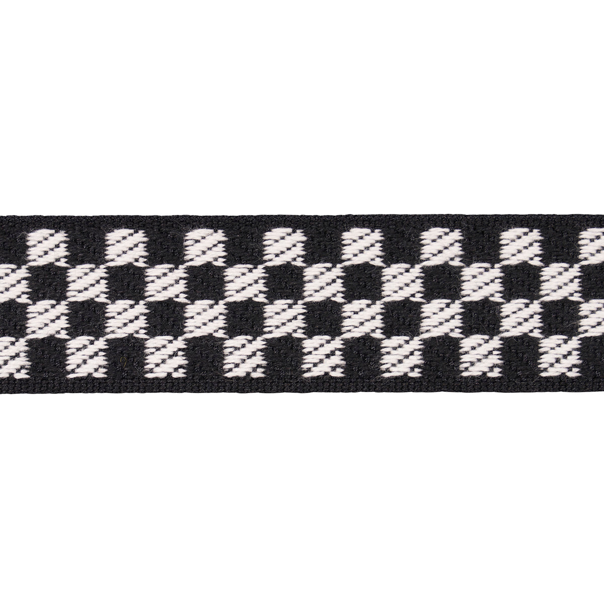 ZEE-TAPE-NARROW-BLACK-IVORY-SCHUMACHER-82490 - Schumacher Trim
