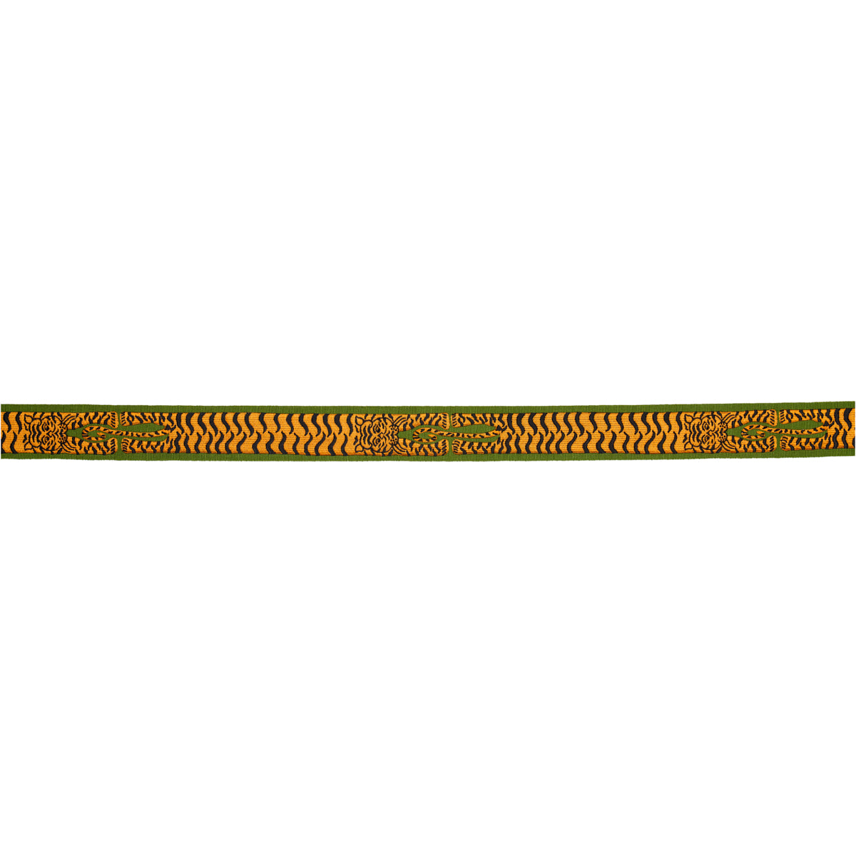 LE-TIGRE-EMBROIDERED-TRIM-GREEN-SCHUMACHER-82511 - Schumacher Trim