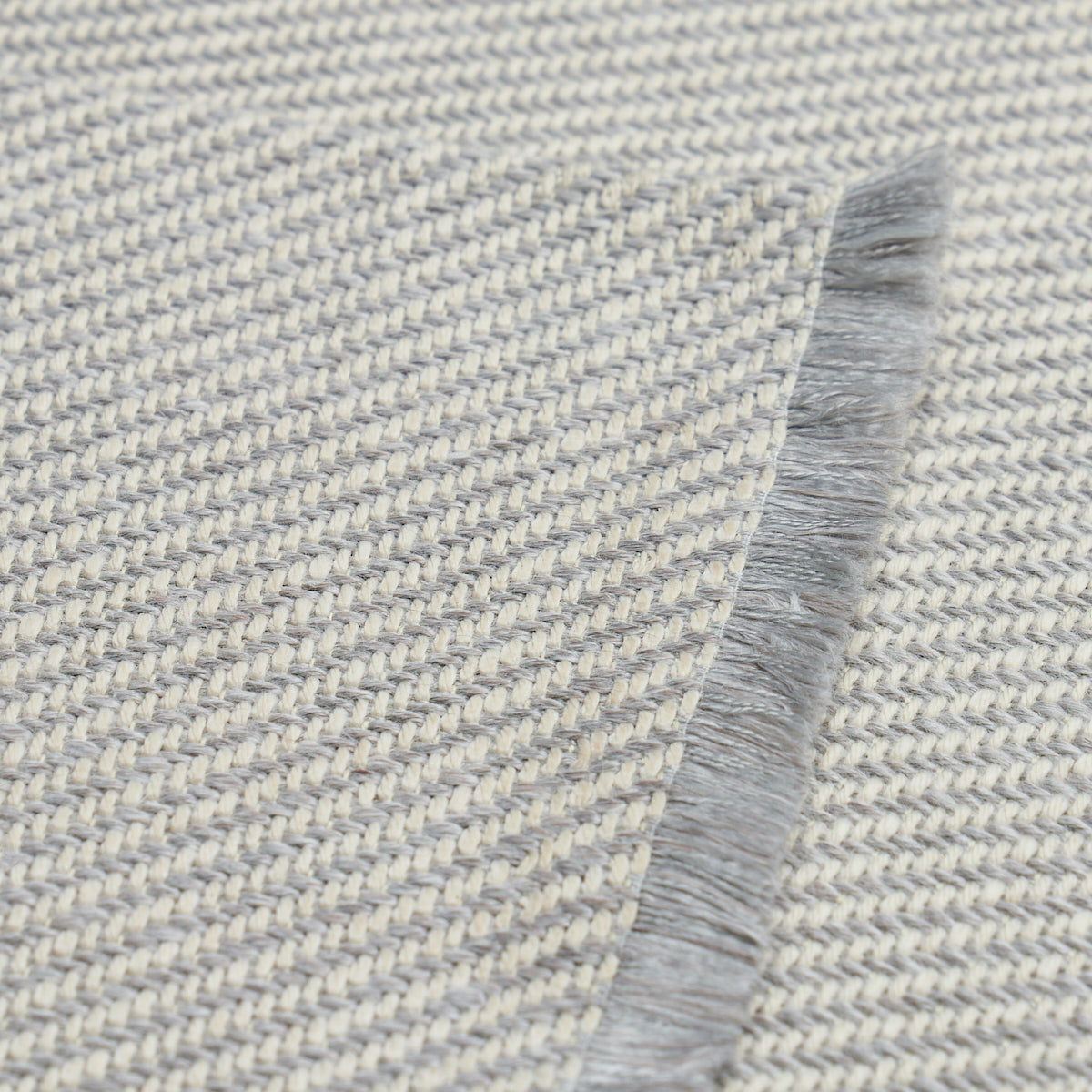 Outdoor Heavyweight Twill - Grey - Schumacher 82582 Fabric - Schumacher Fabric
