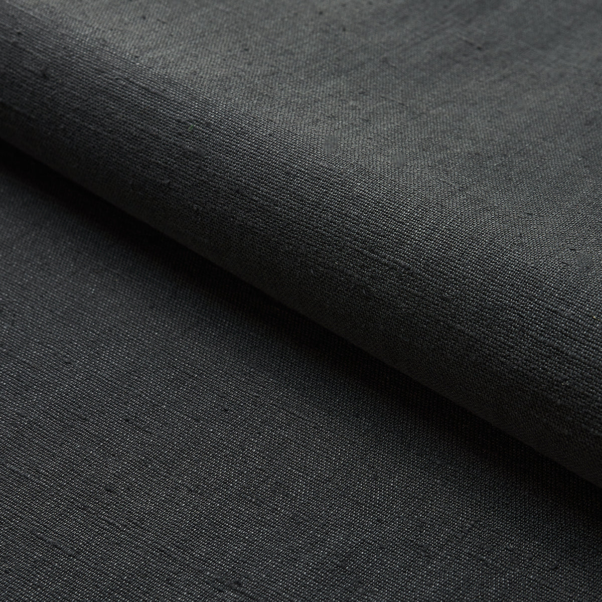 Marco Performance Linen - Charcoal - Schumacher 82624 Fabric - Schumacher Fabric
