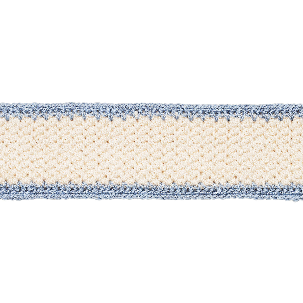 SYLVIA-CROCHET-TAPE-CORNFLOWER-SCHUMACHER-82672 - Schumacher Recortar