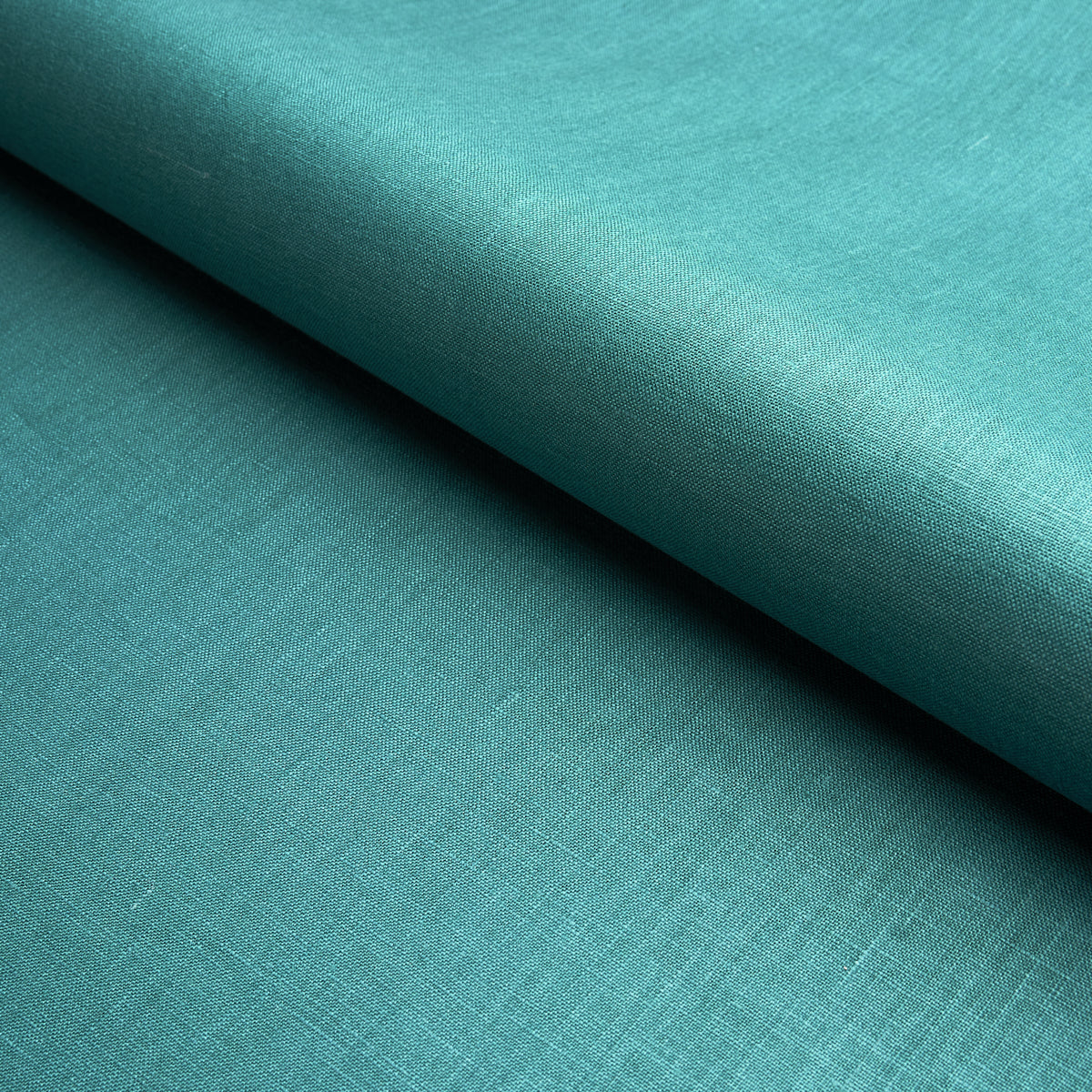 Lange Glazed Linen - Peacock - Schumacher 82686 Fabric - Schumacher Fabric