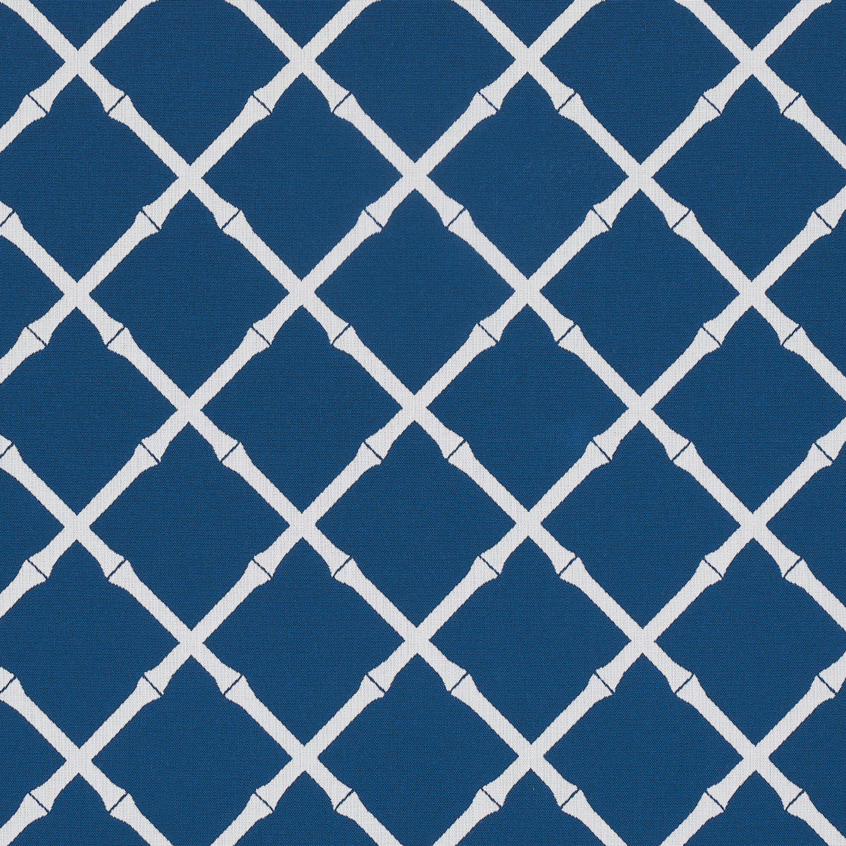 BAMBOO-TRELLIS-INDOOR-OUTDOOR-NAVY-SCHUMACHER-82762 - Schumacher Fabric