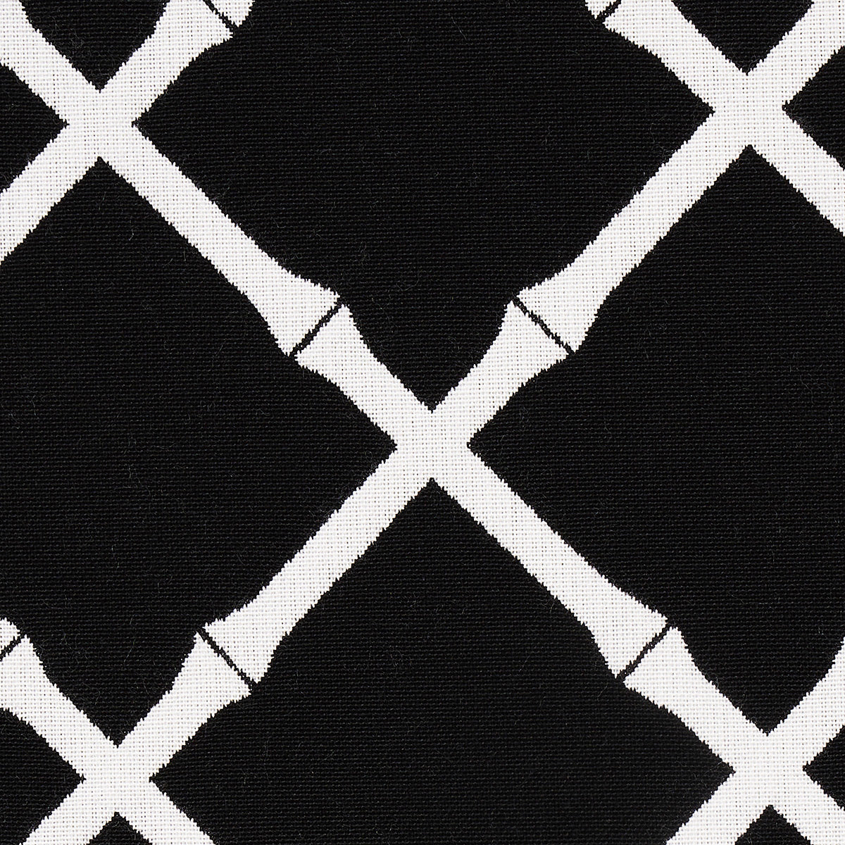 BAMBOO-TRELLIS-INDOOR-OUTDOOR-BLACK-SCHUMACHER-82763 - Schumacher Fabric