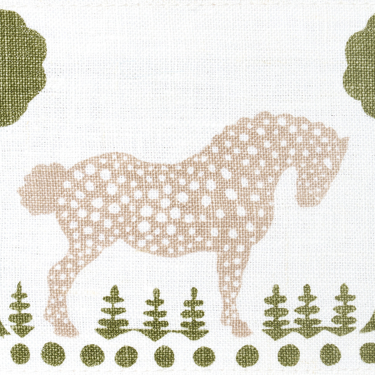 POLKA-DOT-PONY-TAPE-OLIVE-SCHUMACHER-82812 - Schumacher Trim