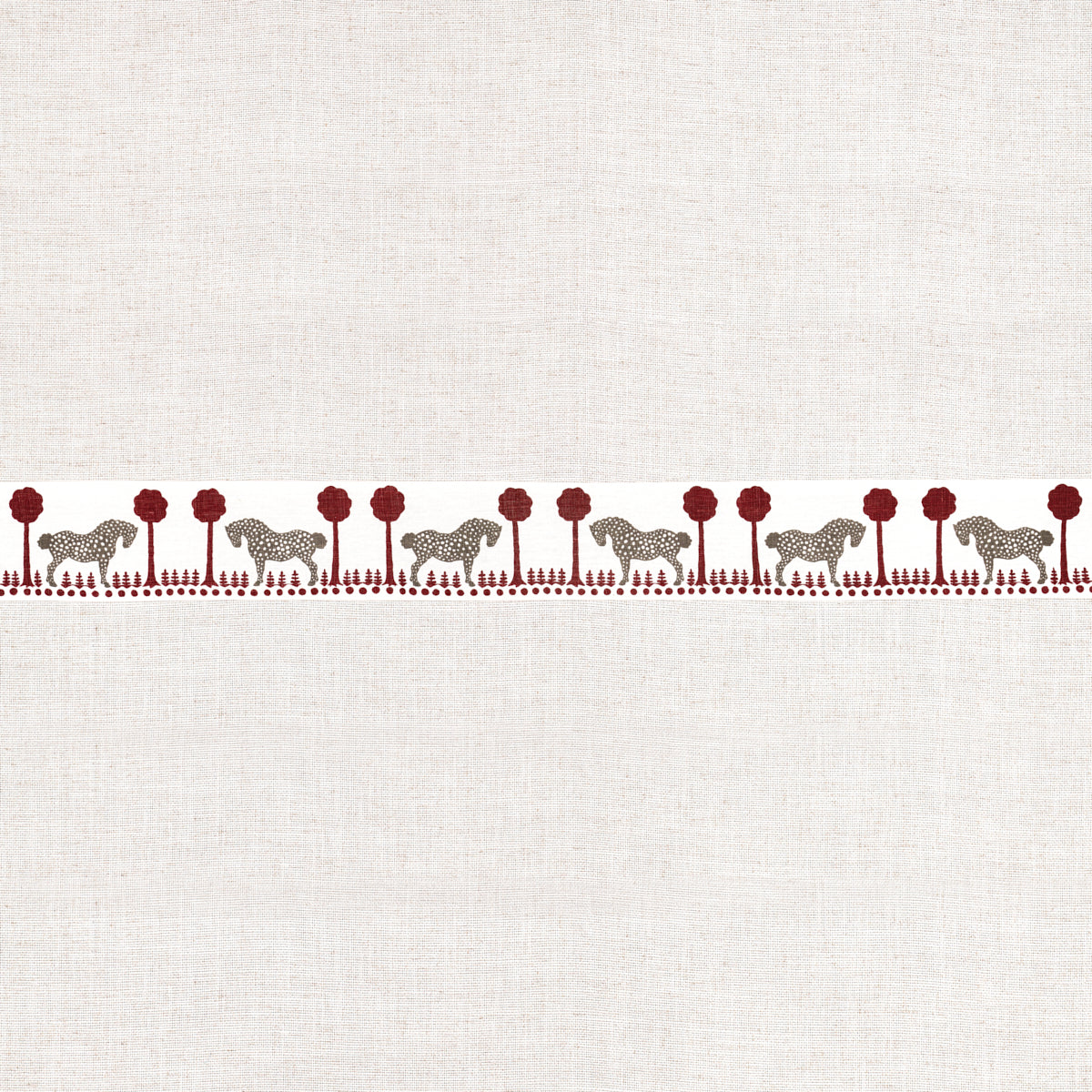 POLKA-DOT-PONY-TAPE-RED-SCHUMACHER-82813 - Schumacher Trim