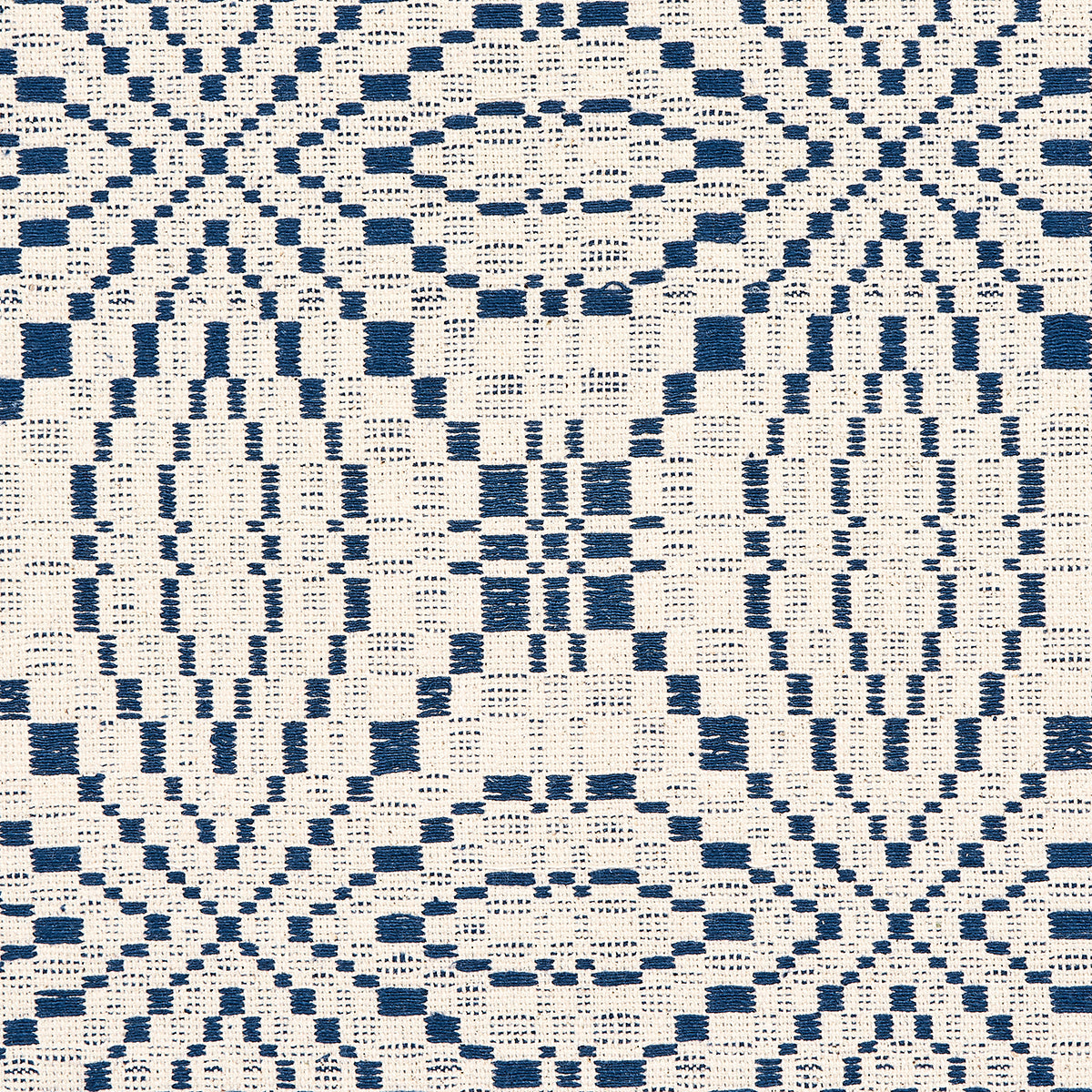 Francestown Coverlet - Navy - Schumacher 82911 Fabric - Schumacher Fabric