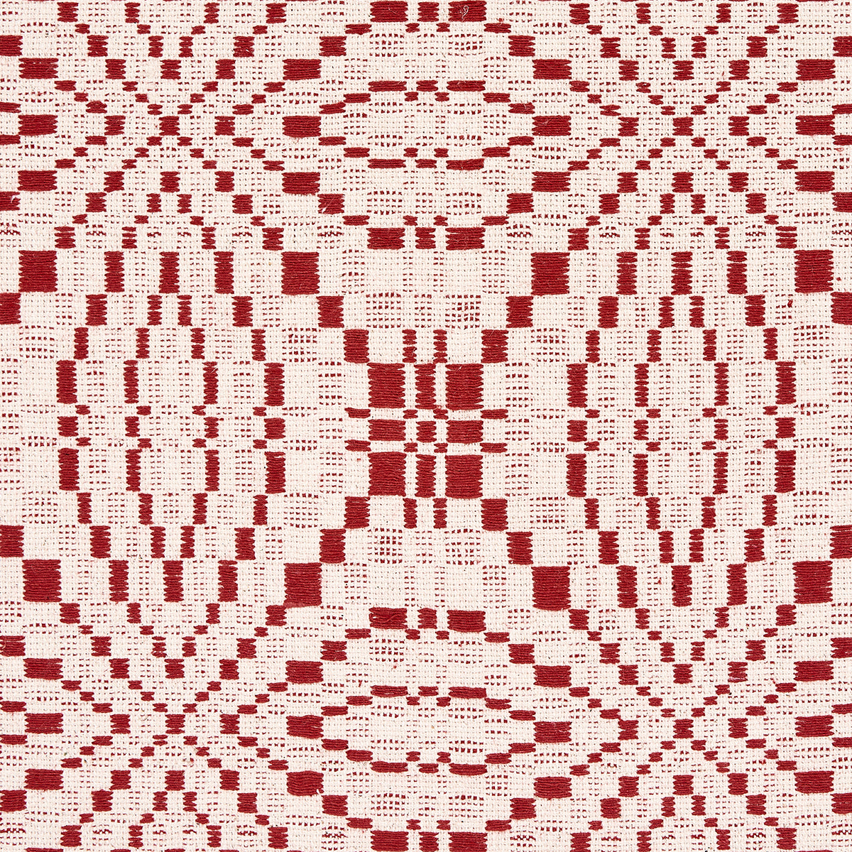 FRANCESTOWN-COVERLET-CRIMSON-SCHUMACHER-82912 - Schumacher Fabric