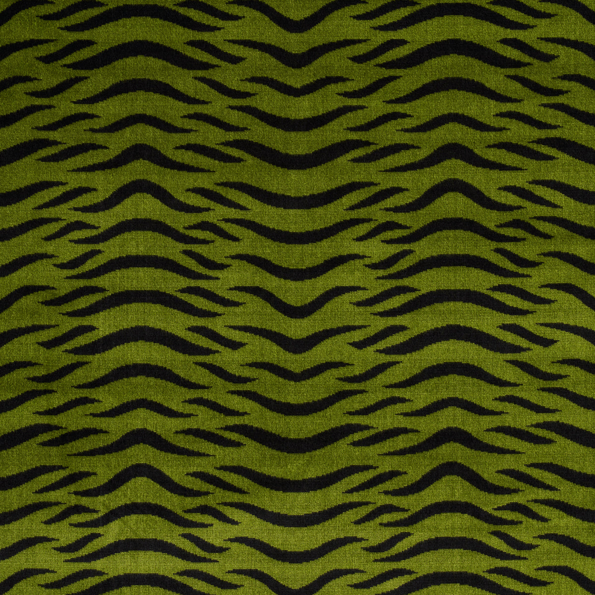 Sabi Tiger Velvet - Jungle - Schumacher 82952 Fabric - Schumacher Fabric