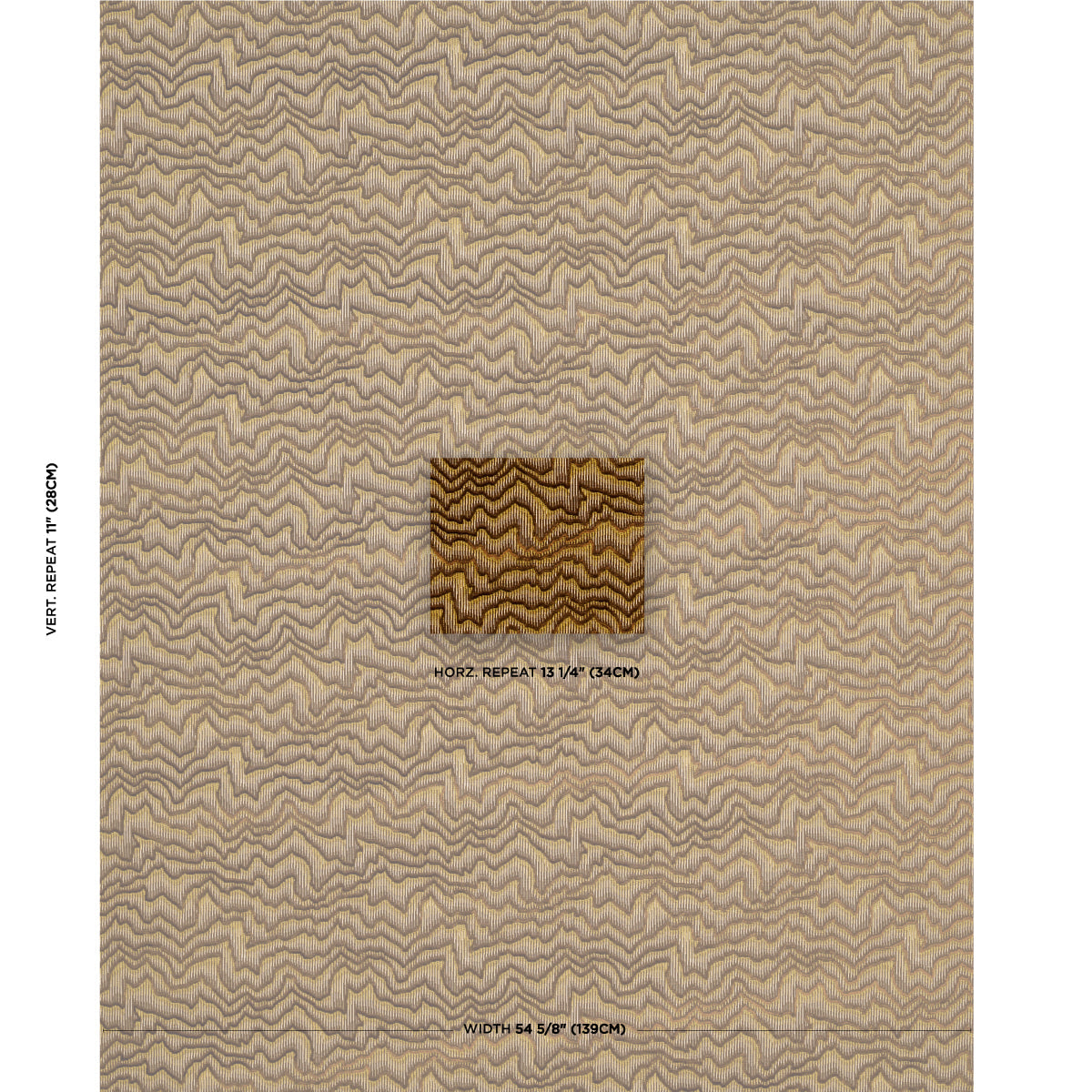 Zambezi Velvet - Bronze - Schumacher 83020 Fabric - Schumacher Fabric