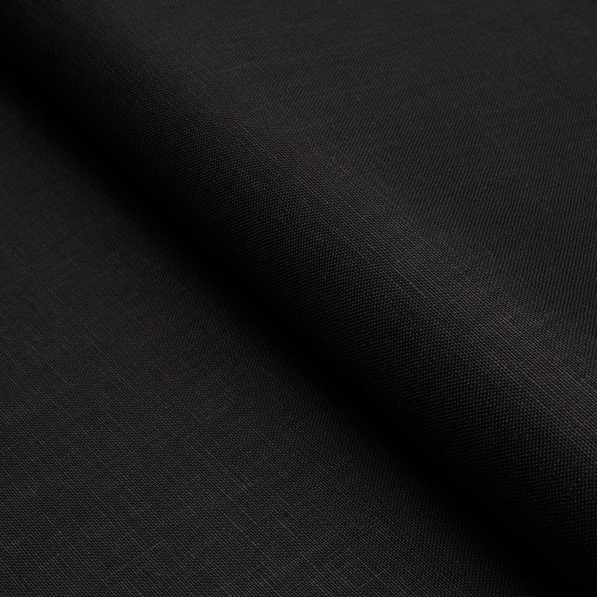 Middleton Linen - Black - Schumacher 83041 Fabric - Schumacher Fabric
