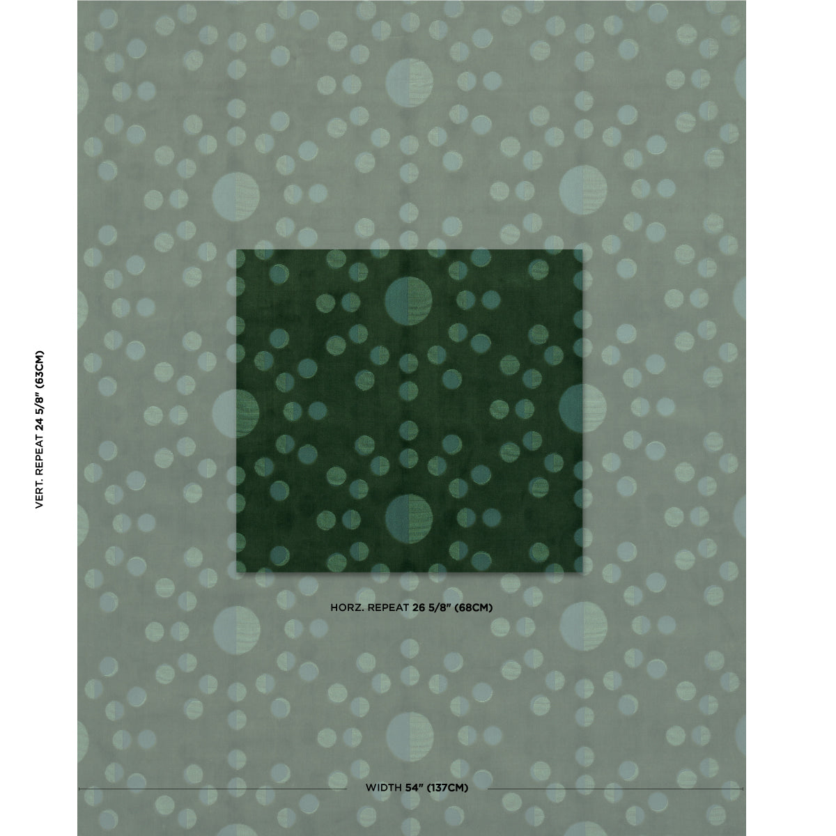 MOON-PHASE-VELVET-GREEN-SCHUMACHER-83190 - Schumacher Fabric