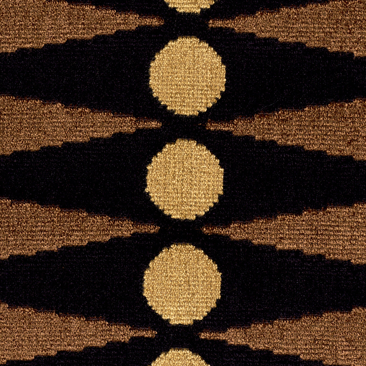 BACKGAMMON-CUT-VELVET-OCHRE-SCHUMACHER-83203 - Schumacher Fabric