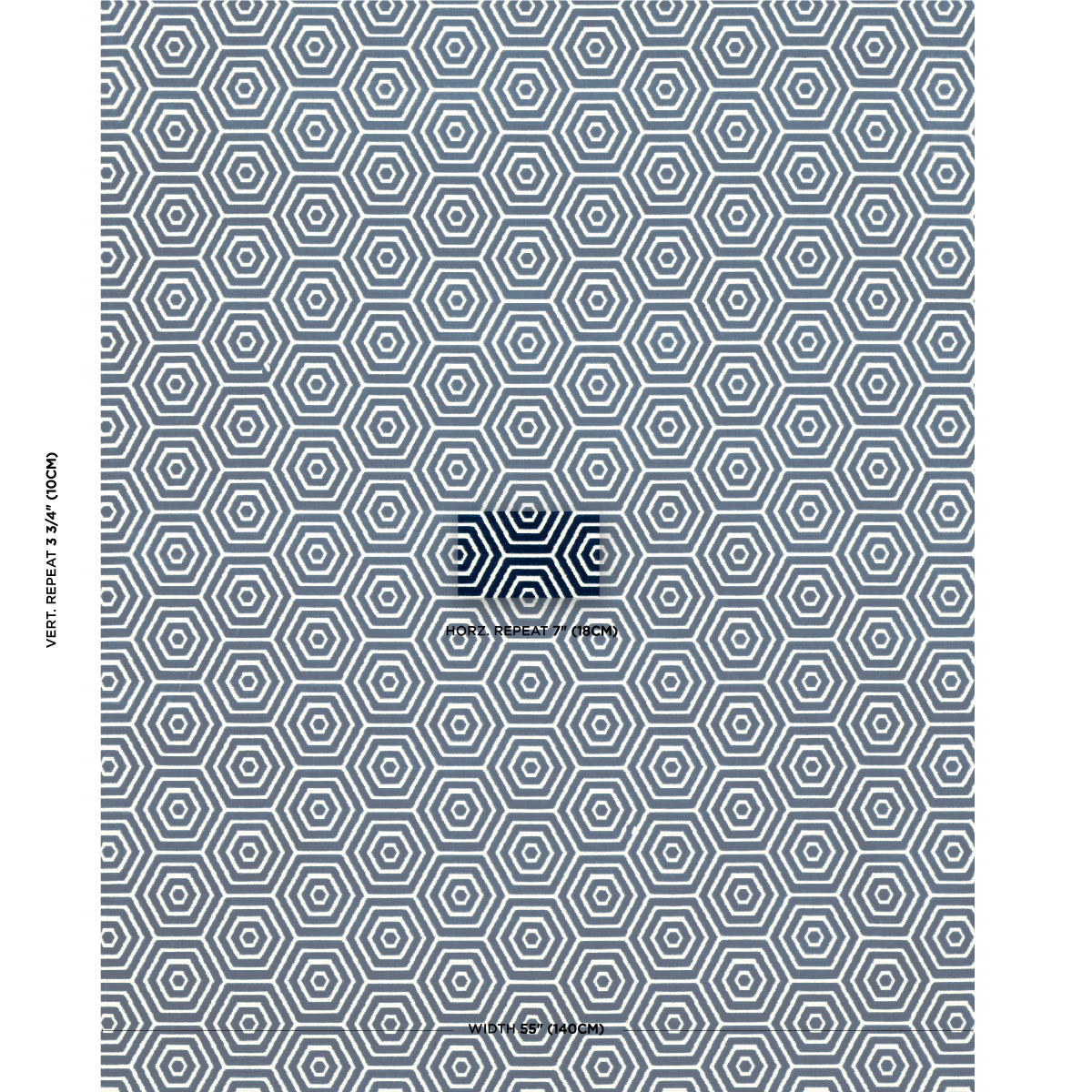 BEES-KNEES-CUT-VELVET-NAVY-SCHUMACHER-83211 - Schumacher Fabric