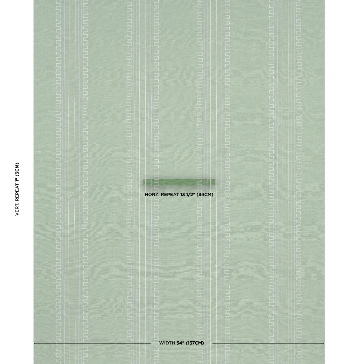 GRECO-STRIPE-GREEN-SCHUMACHER-83232 - Schumacher Fabric