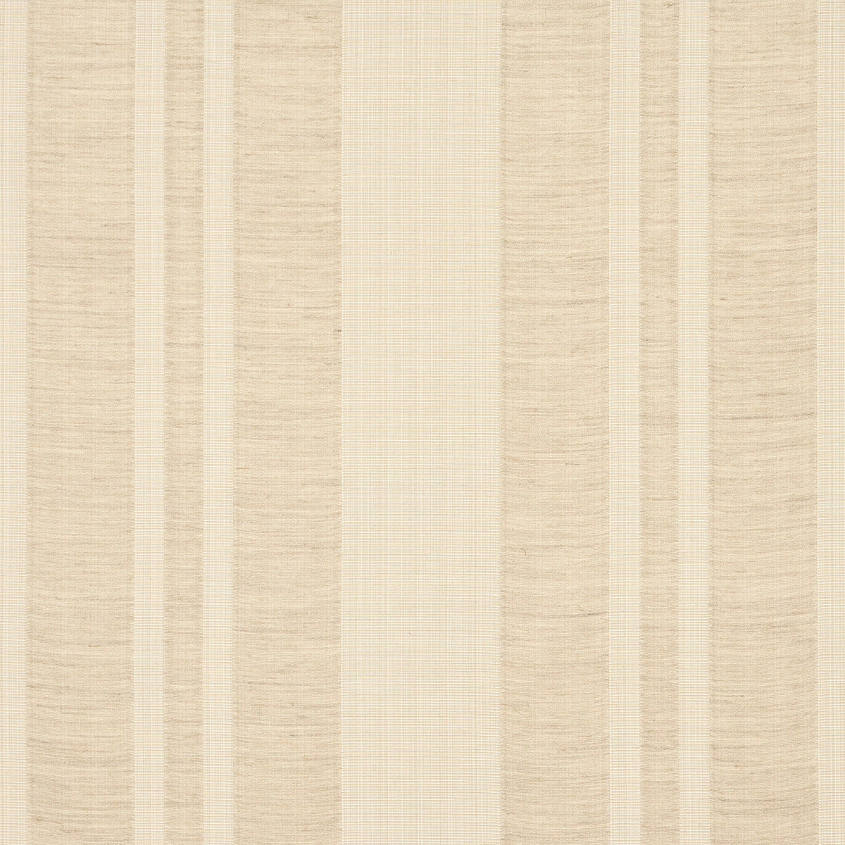 Simon Wool Linen Stripe - Natural - Schumacher 83261 Fabric - Schumacher Fabric