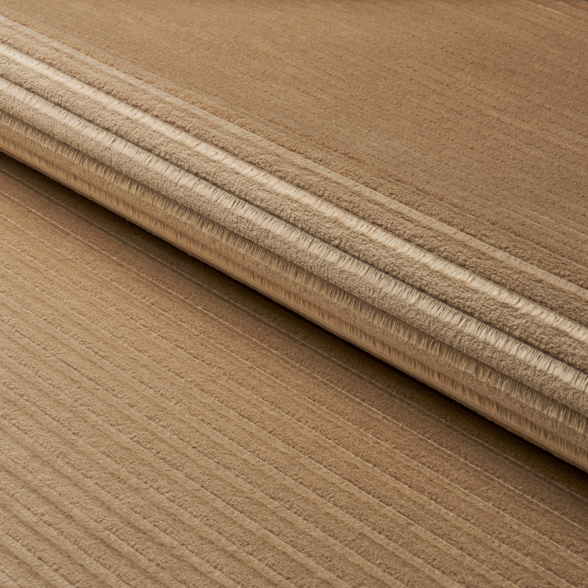 PETITE-CHANNELED-VELVET-CAMEL-SCHUMACHER-83301 - Schumacher Fabric