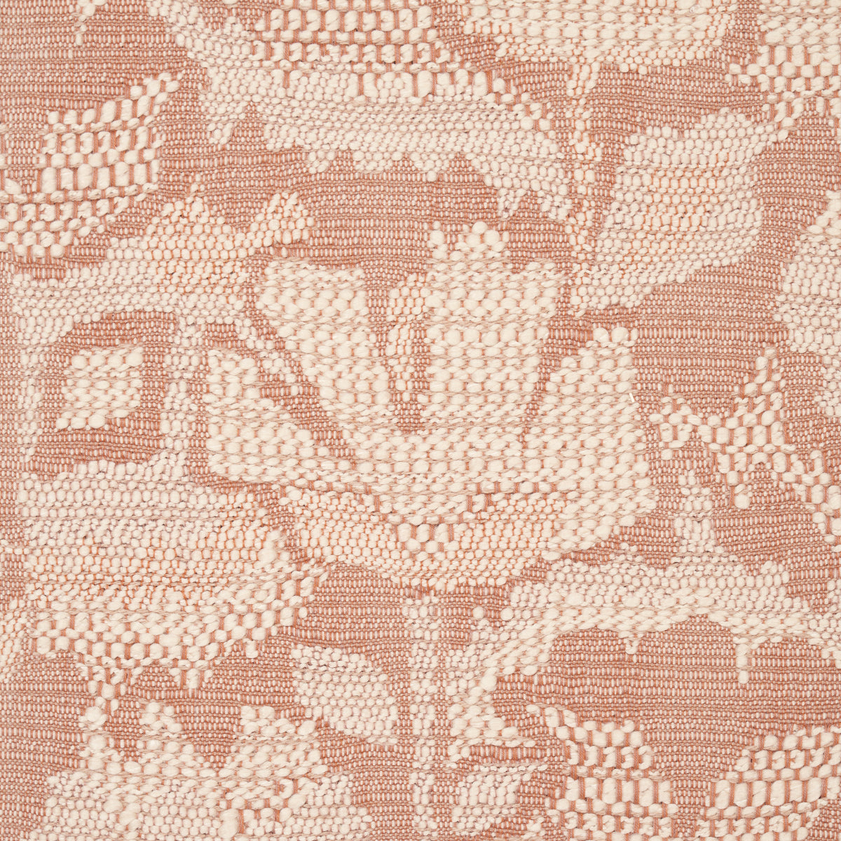 Wild Flower - Brick - Schumacher 83452 Fabric - Schumacher Fabric
