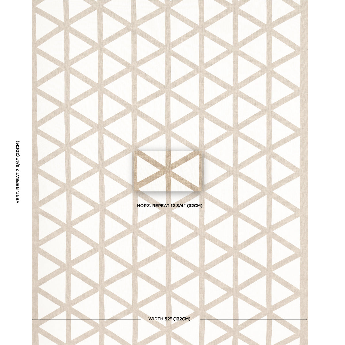 TIPTON-APPLIQU-FLAX-SCHUMACHER-83460 - Schumacher Tela