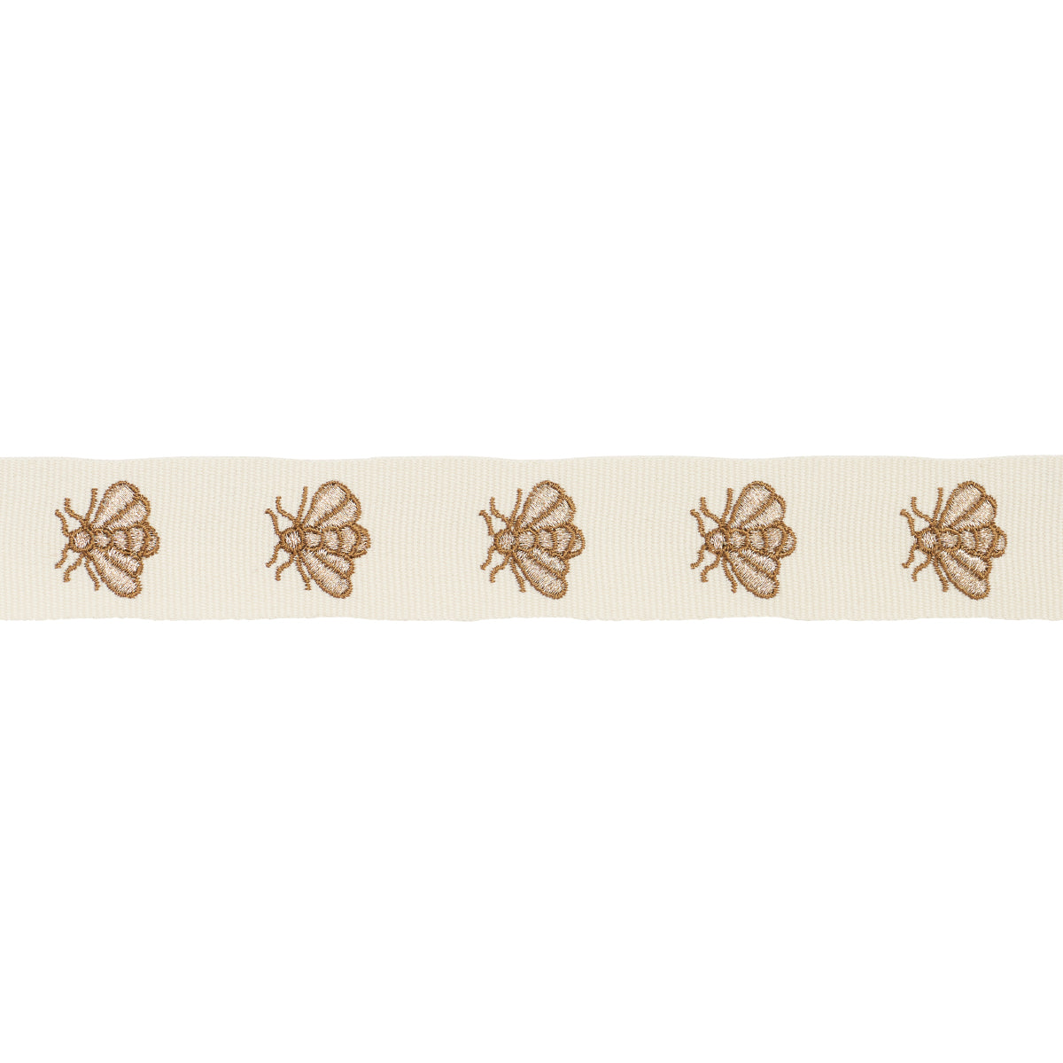 HUBERTS-BEES-TAPE-IVORY-GOLD-SCHUMACHER-83532 - Schumacher Trim