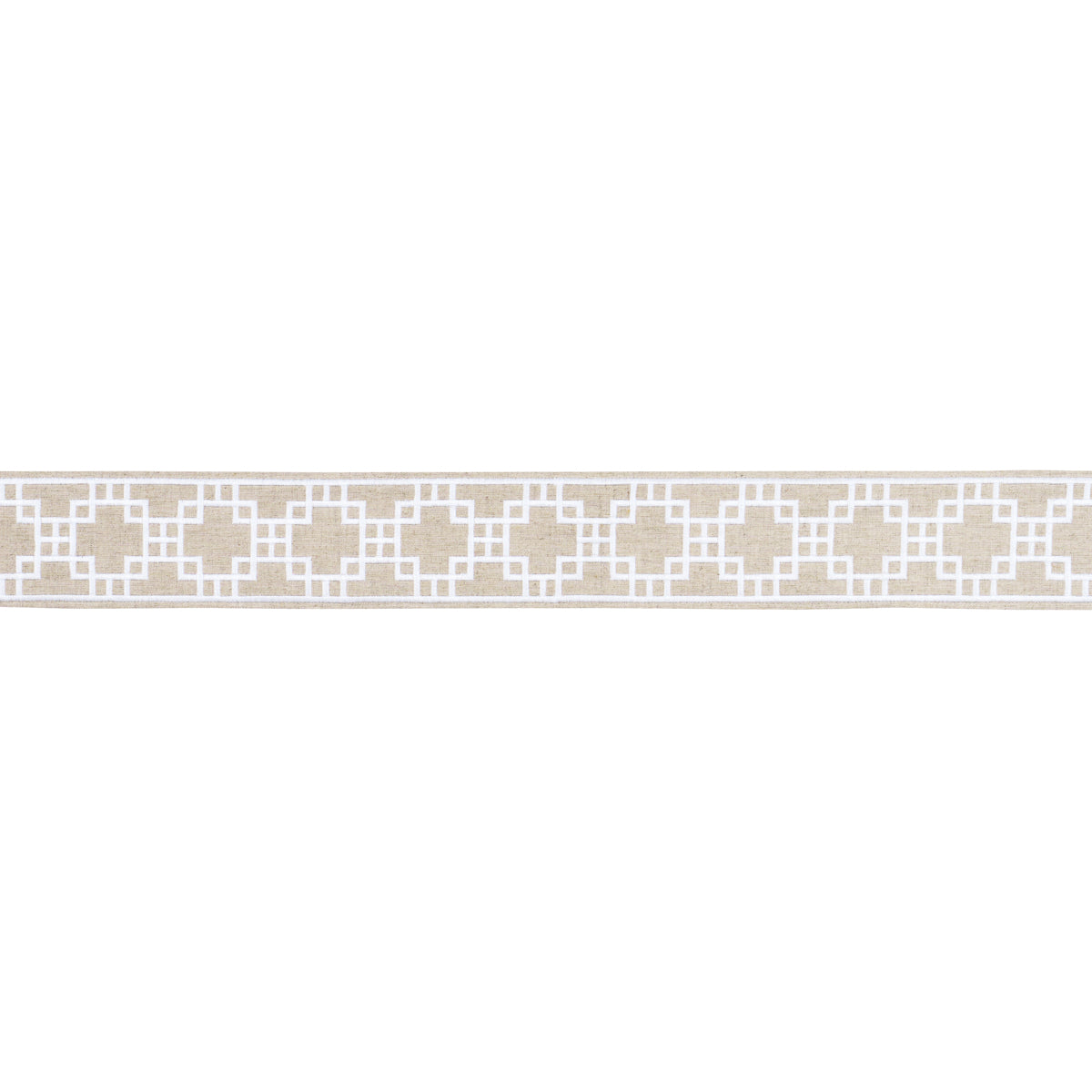 SQUARED-AWAY-TRELLIS-TAPE-NATURAL-SCHUMACHER-83592 - Schumacher Recortar