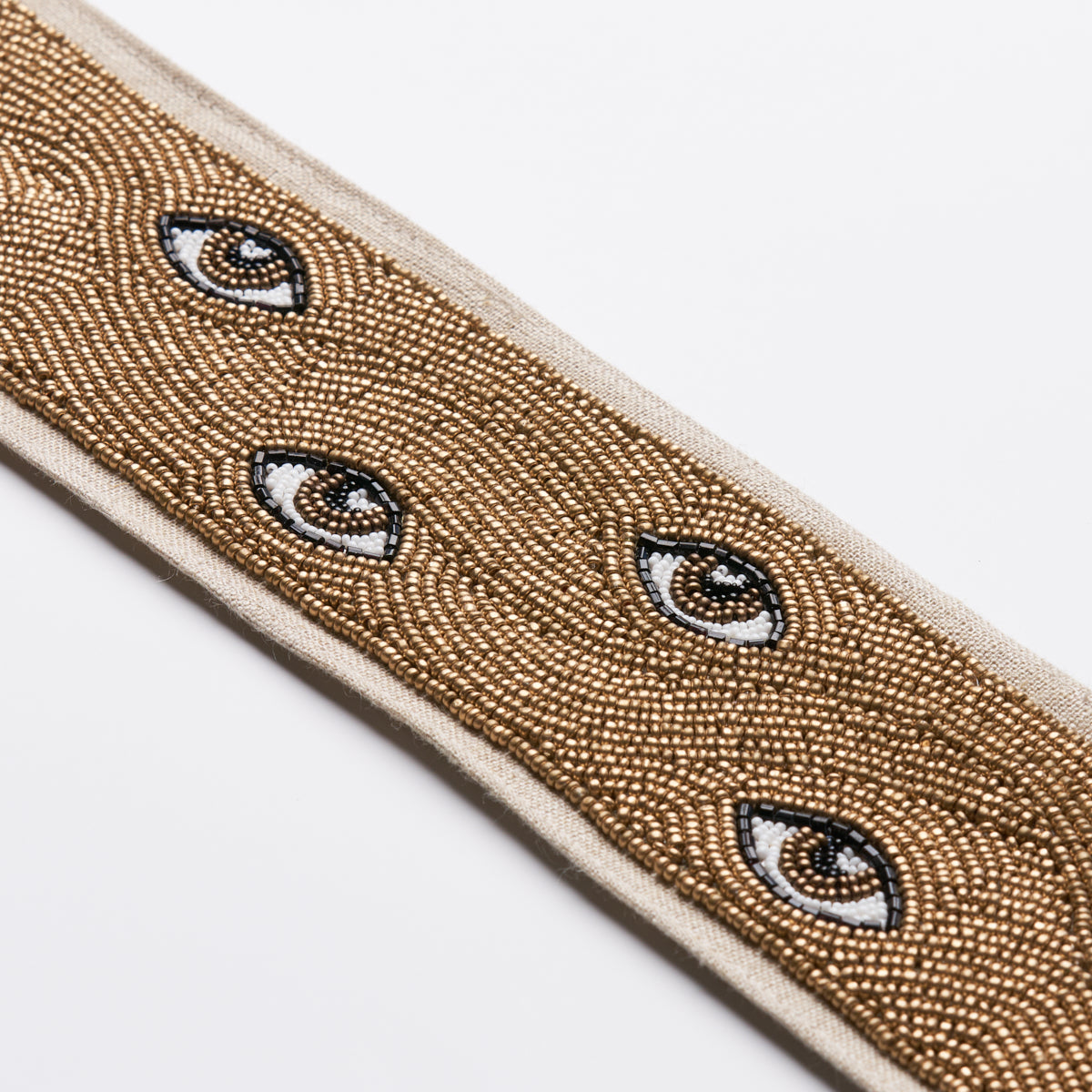 MINDS-EYE-BEADED-TAPE-BROWN-GOLD-SCHUMACHER-83620 - Schumacher Trim