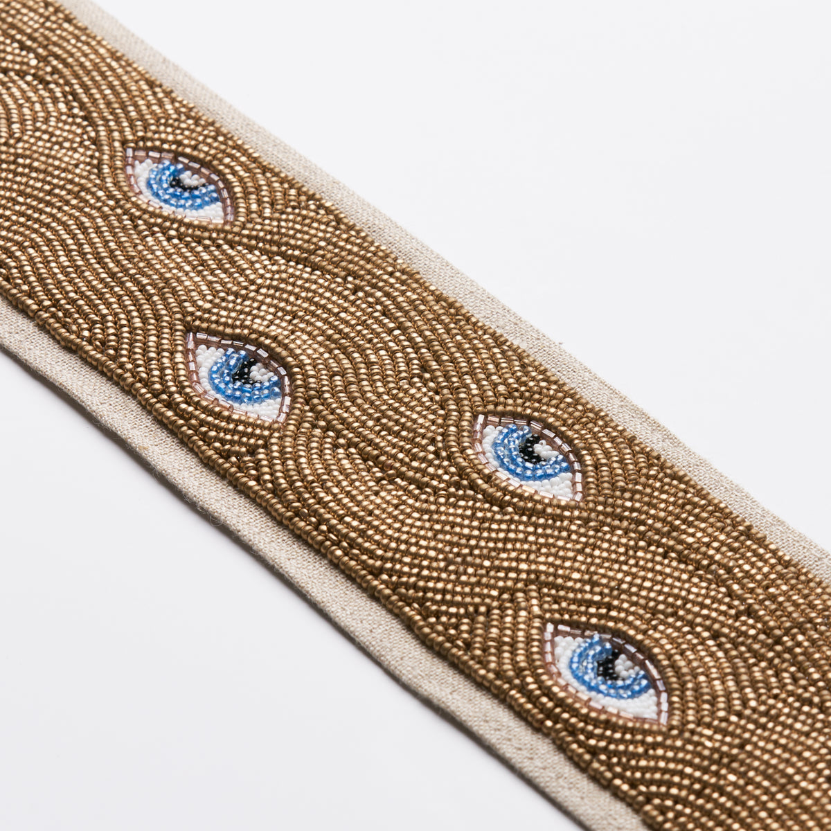 MINDS-EYE-BEADED-TAPE-BLUE-GOLD-SCHUMACHER-83621 - Schumacher Trim