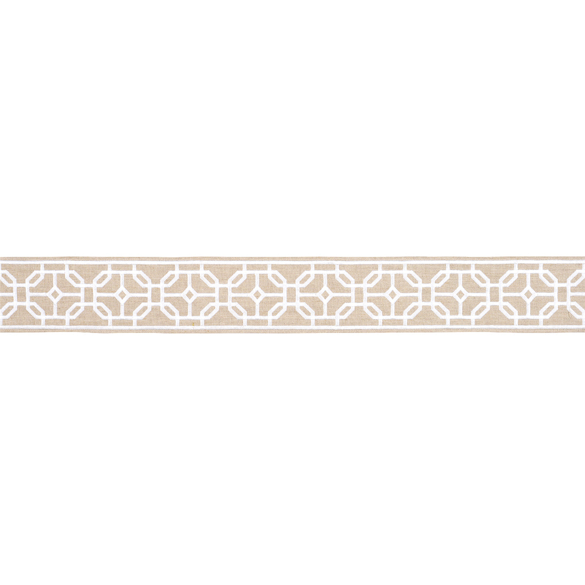 GAZEBO-TRELLIS-TAPE-NATURAL-SCHUMACHER-83653 - Schumacher Trim