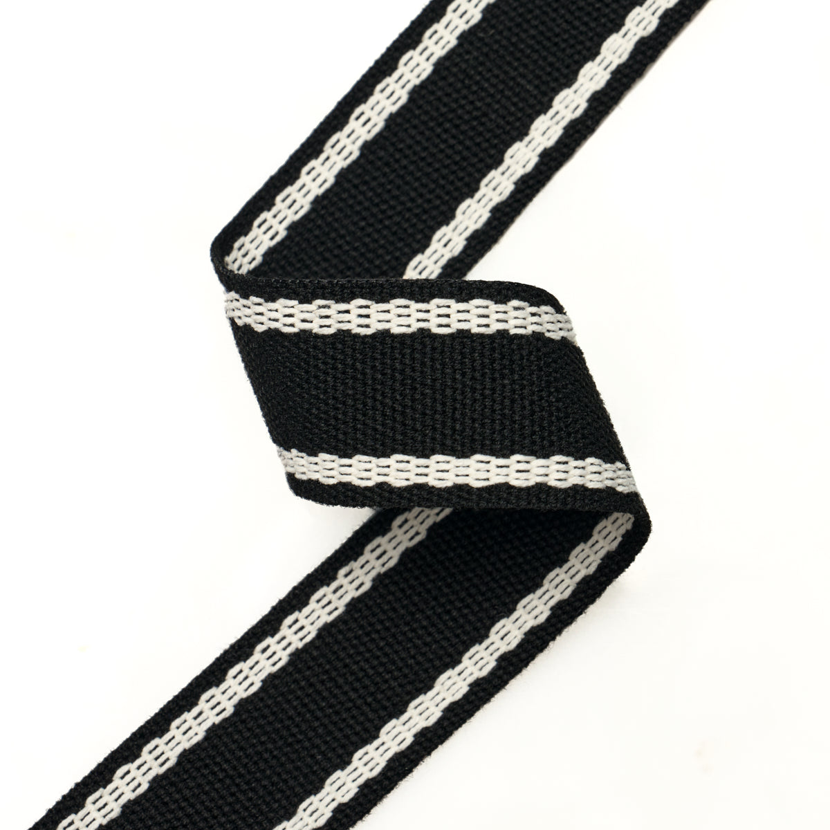 SULLIVAN-TAPE-NARROW-INDOOR-OUTDOOR-BLACK-SCHUMACHER-83674 - Schumacher Trim