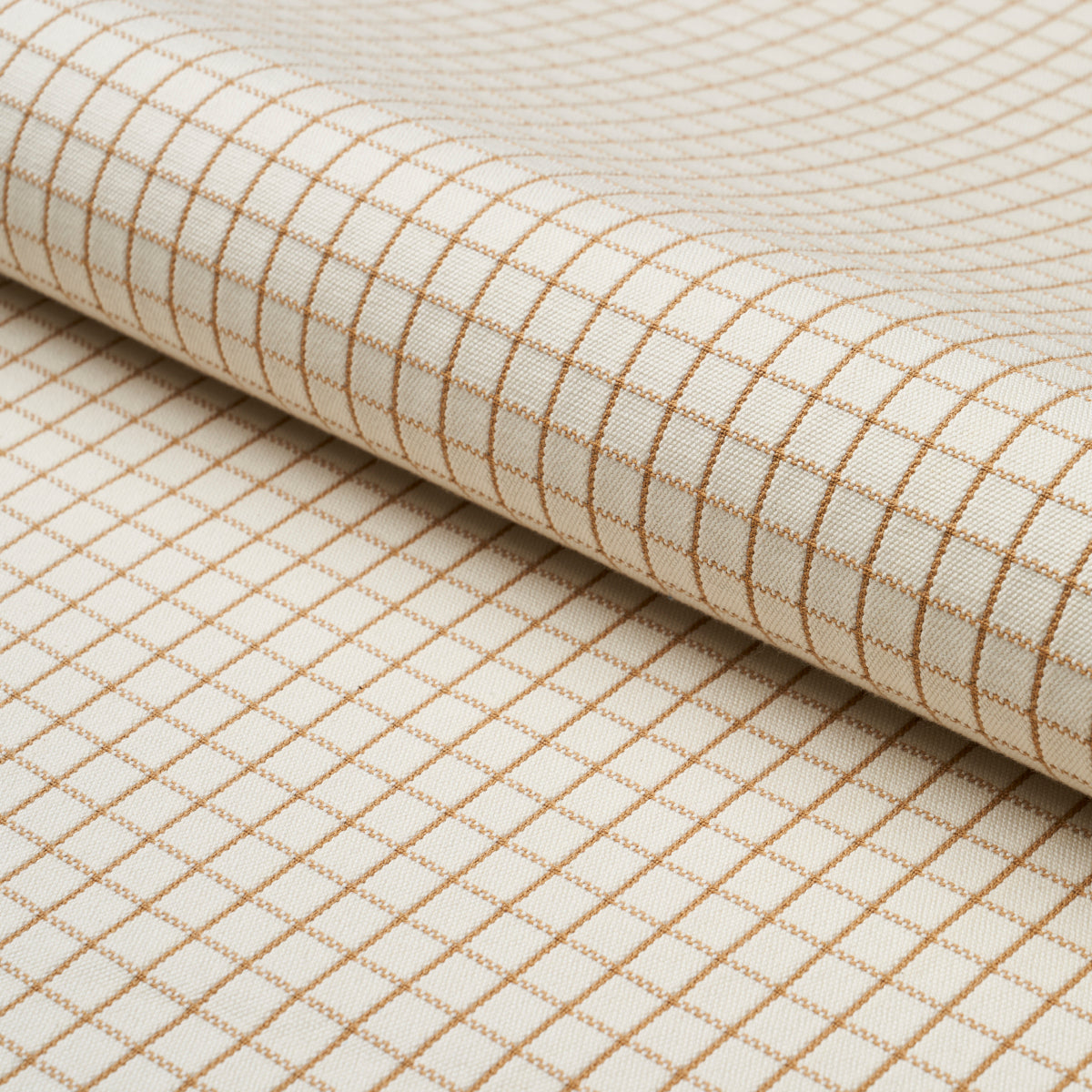 Georgie Reversible Check - Neutral - Schumacher 83692 Fabric - Schumacher Fabric
