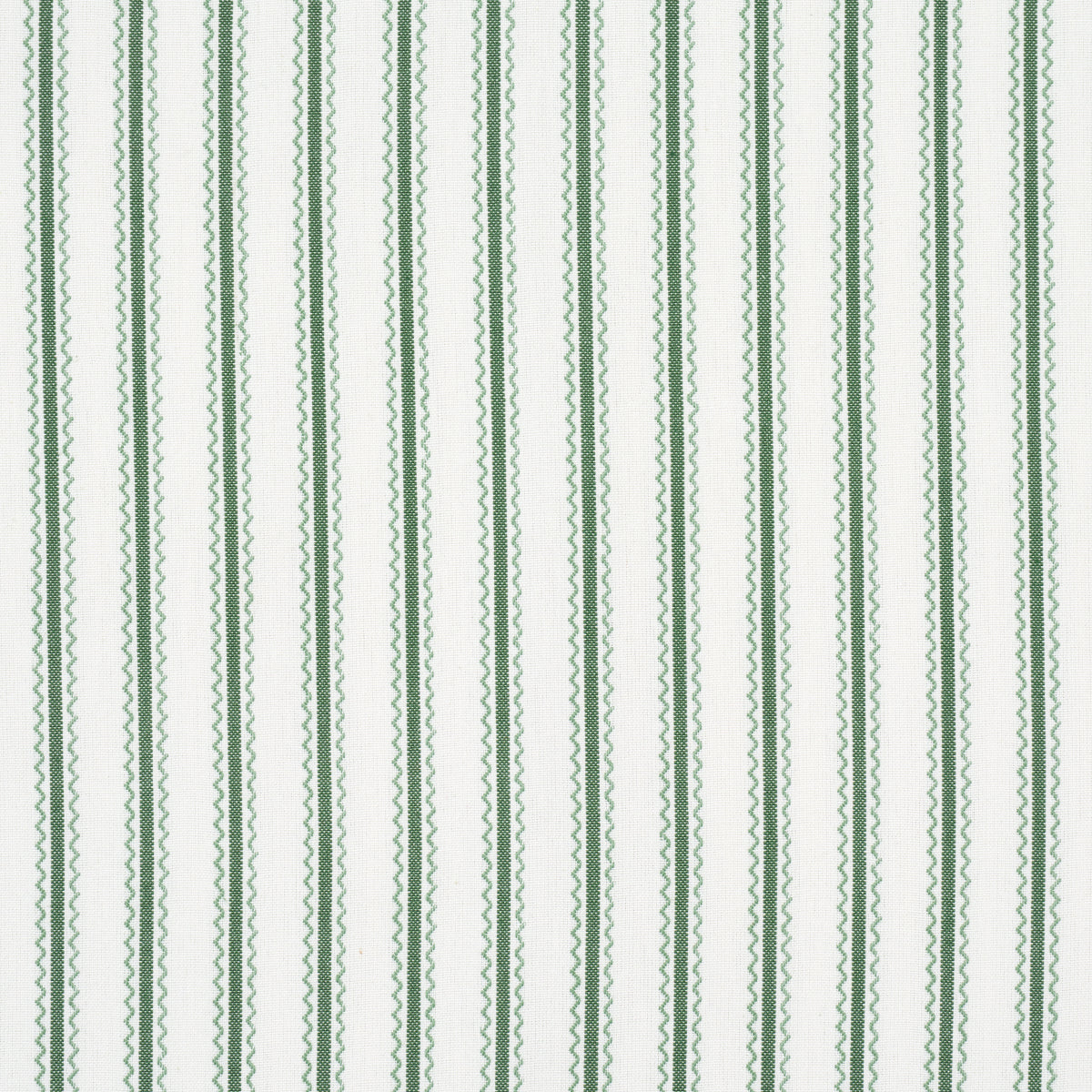 BIRDIE-TICKING-STRIPE-LEAF-GREEN-SCHUMACHER-83700 - Schumacher Tela
