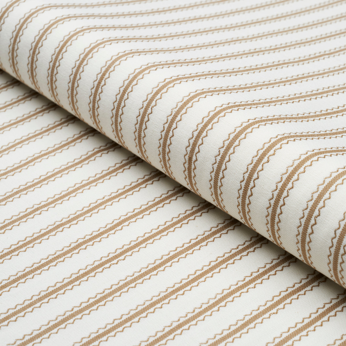 BIRDIE-TICKING-STRIPE-NEUTRAL-SCHUMACHER-83703 - Schumacher Fabric