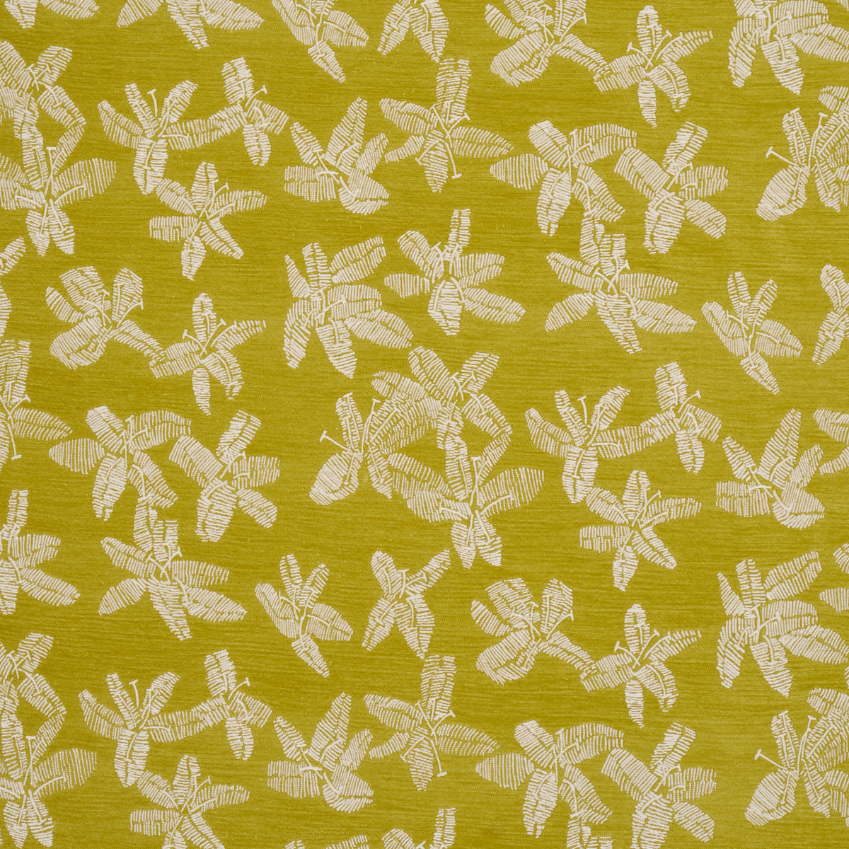 Hibiscus - Citron Vert - Schumacher 83814 Fabric - Schumacher Fabric