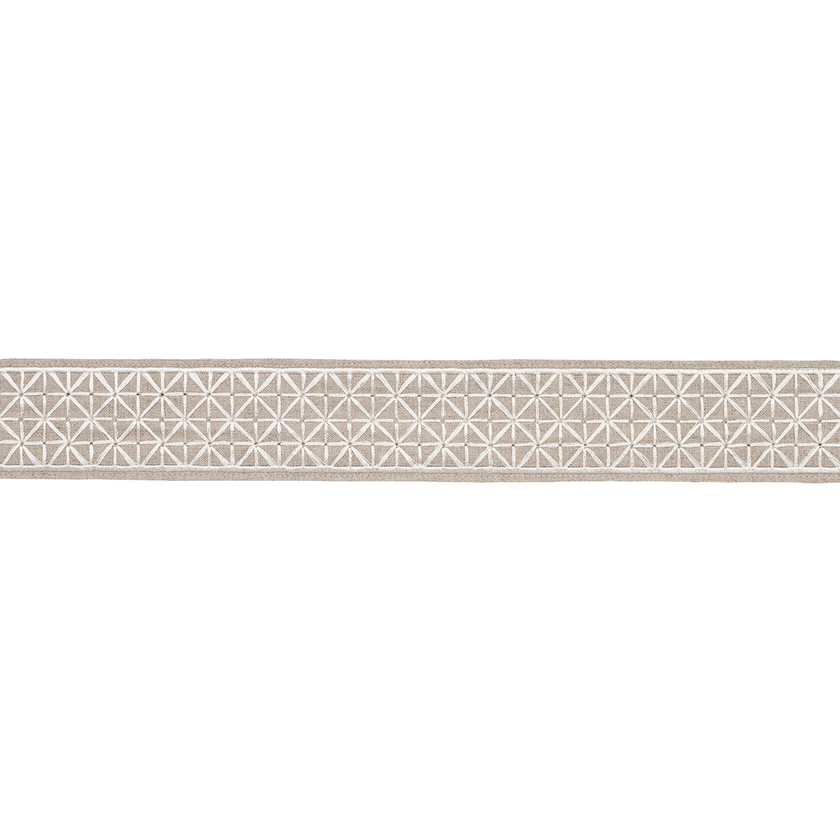 DIRECTOIRE-TAPE-NARROW-IVORY-ON-NATURAL-SCHUMACHER-83850 - Schumacher Trim