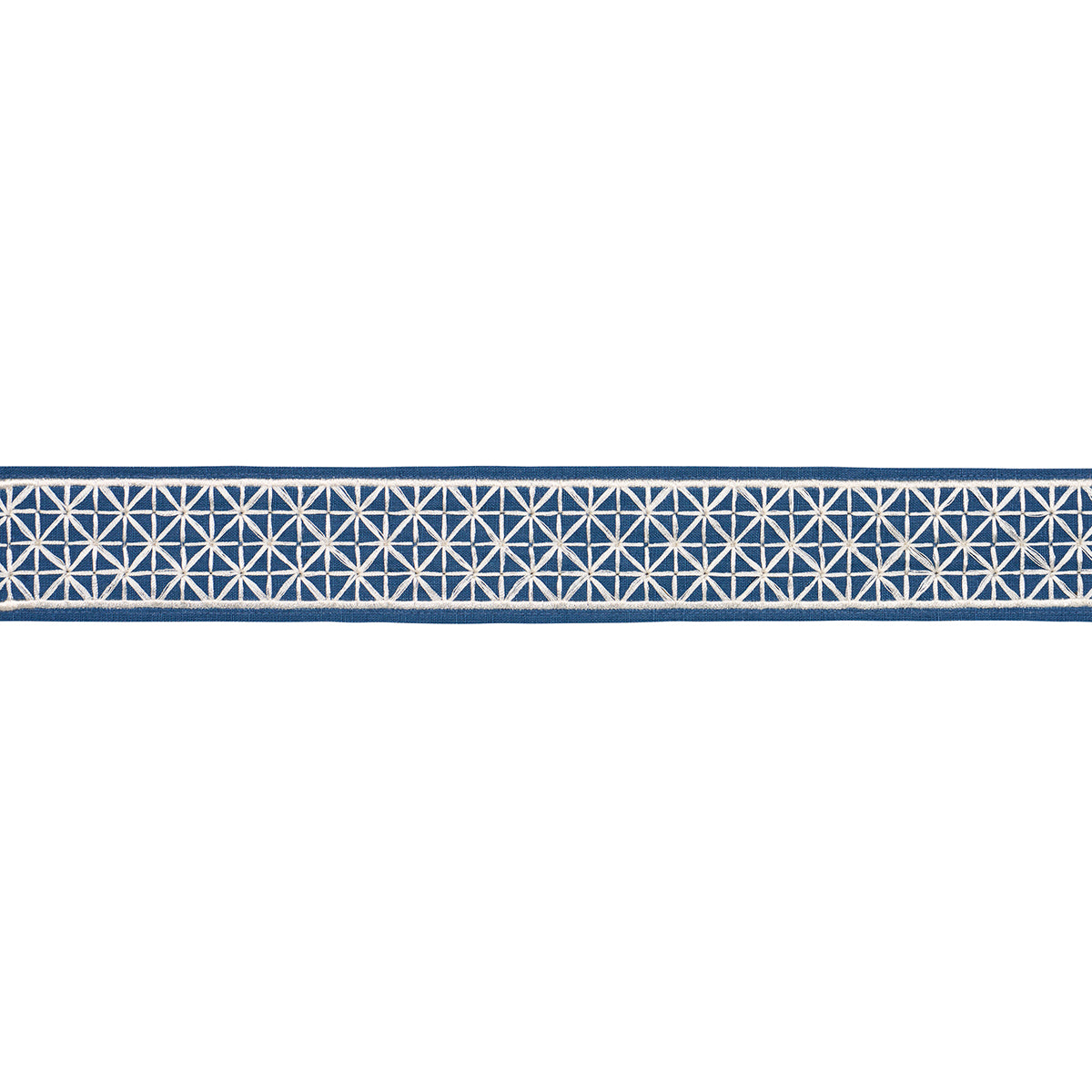 DIRECTOIRE-TAPE-NARROW-BLEU-MARINE-SCHUMACHER-83854 - Schumacher Trim