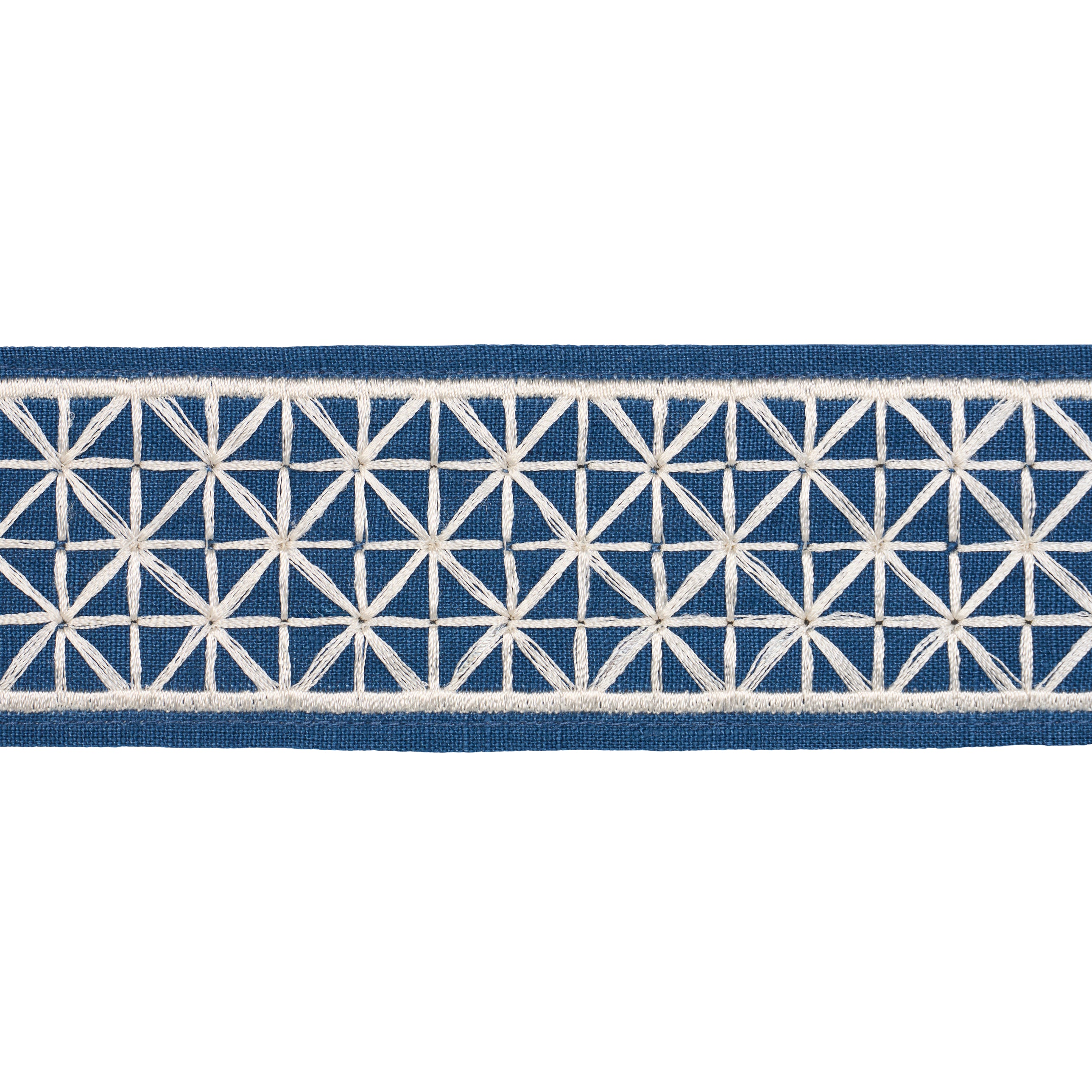 DIRECTOIRE-TAPE-NARROW-BLEU-MARINE-SCHUMACHER-83854 - Schumacher Trim
