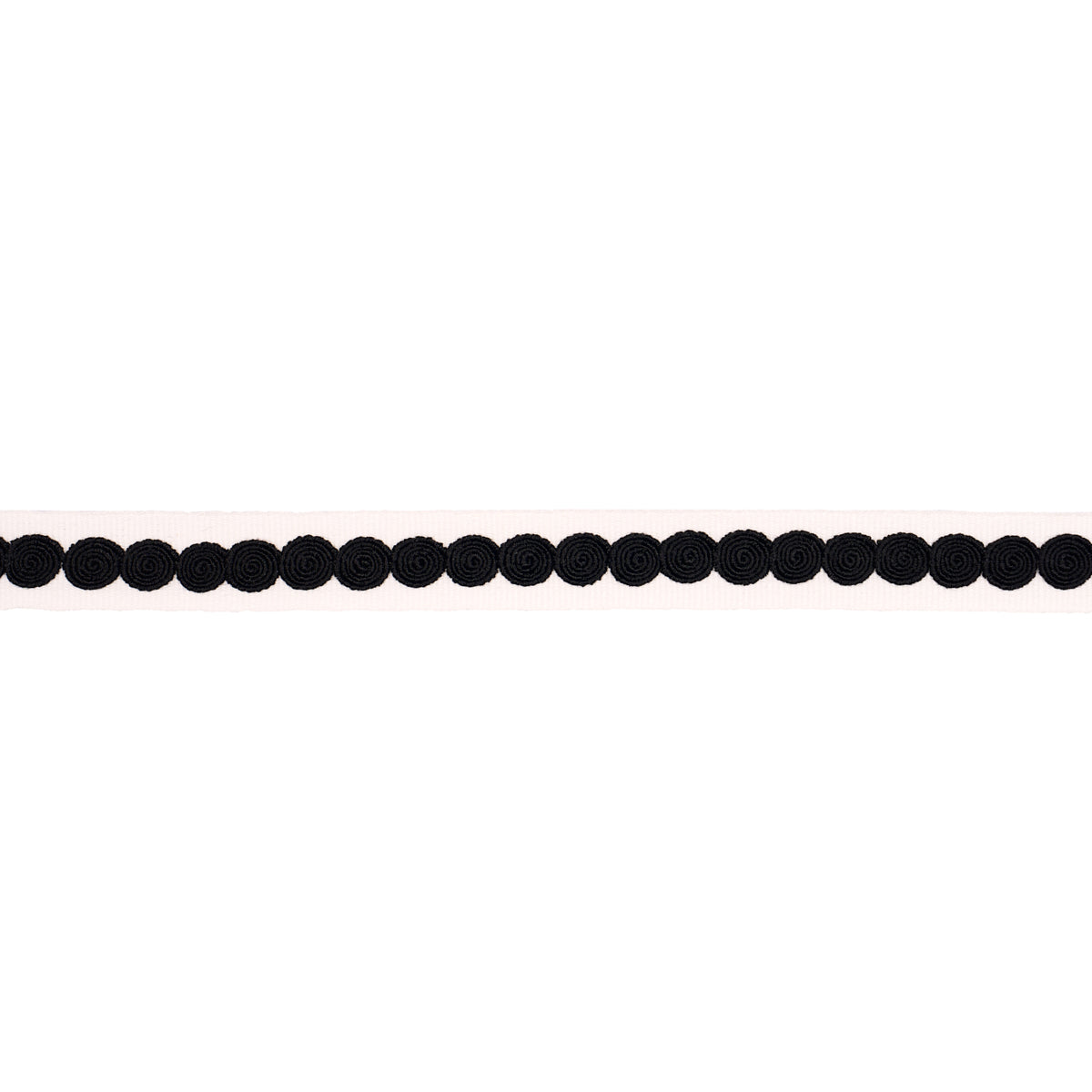 CASTILLE-TAPE-NARROW-BLACK-ON-IVORY-SCHUMACHER-83883 - Schumacher Recortar