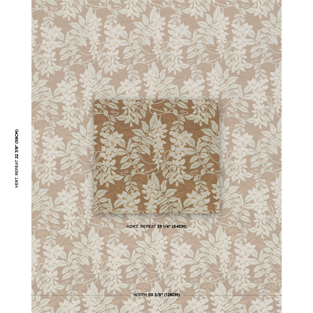 LUCIA-WISTERIA-SABLE-SCHUMACHER-83902 - Schumacher Tela