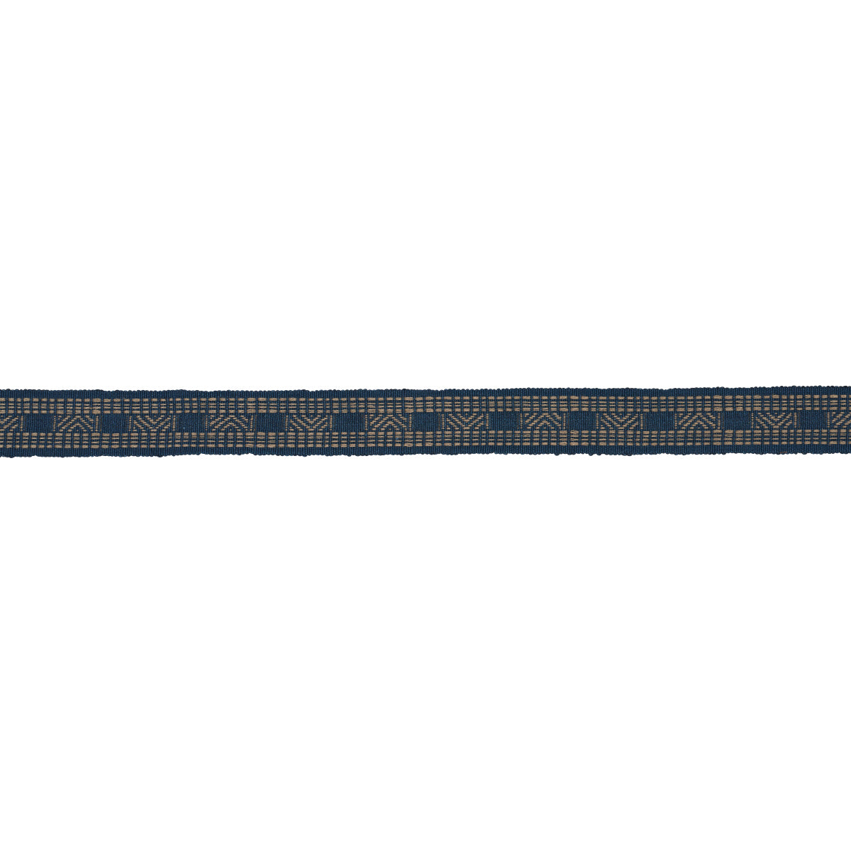 NAEL-LINEN-COTTON-TAPE-INDIGO-SCHUMACHER-83980 - Schumacher Trim