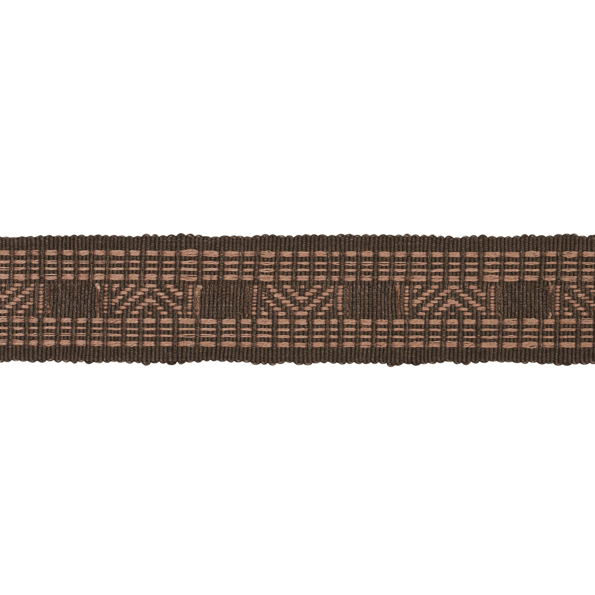 NAEL-LINEN-COTTON-TAPE-CEDAR-BROWN-SCHUMACHER-83982 - Schumacher Trim