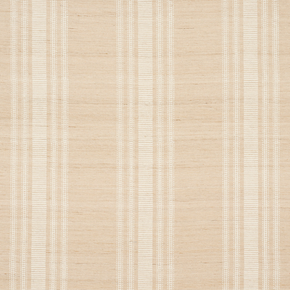 CASSIA-HANDWOVEN-SILK-STRIPE-NATURAL-SCHUMACHER-83990 - Schumacher Tela