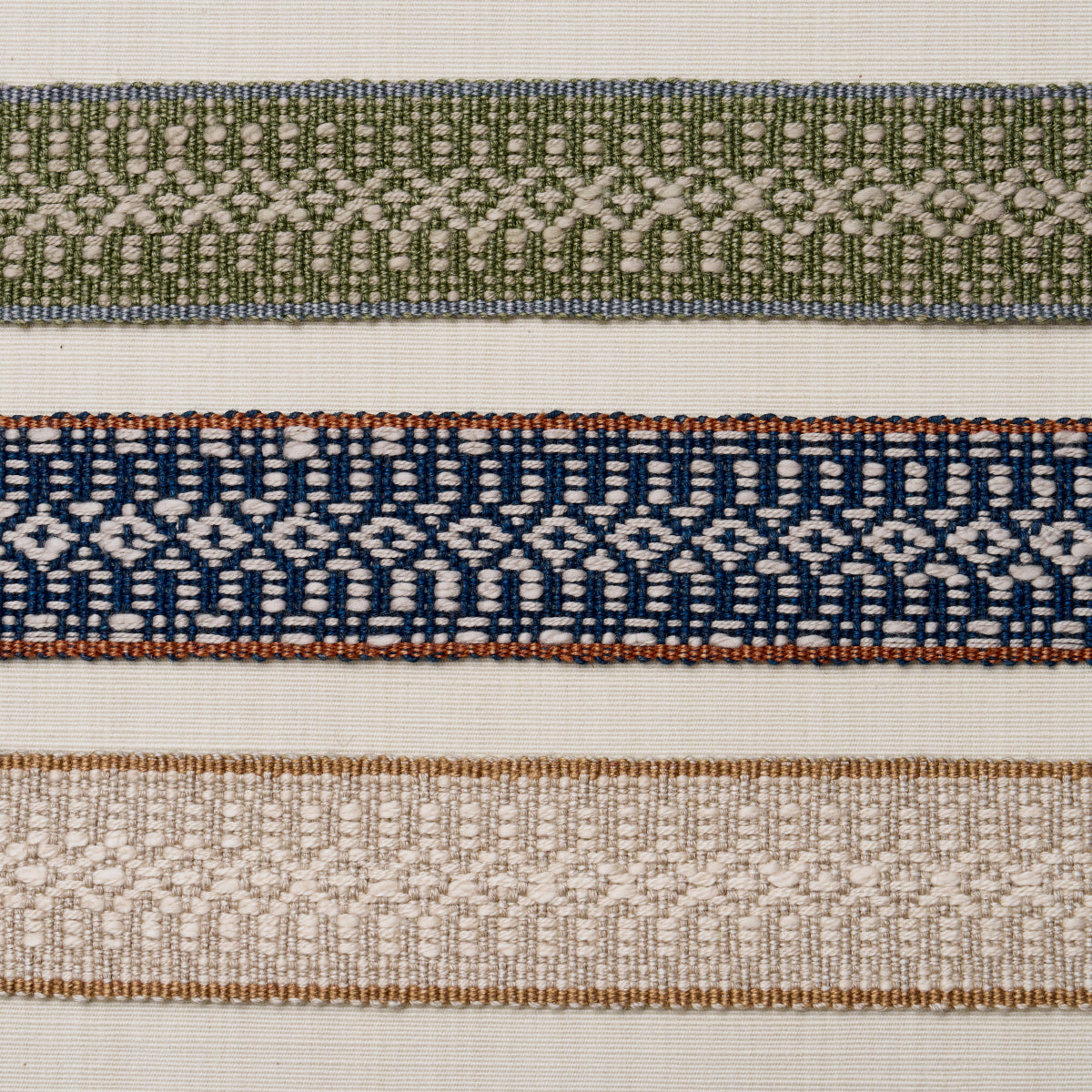 HELENA-LINEN-COTTON-TAPE-FERN-SCHUMACHER-84022 - Schumacher Trim