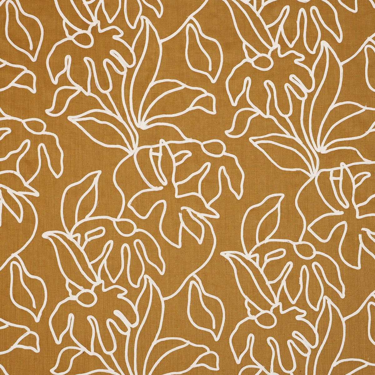 LOLA-EMBROIDERY-SAFFRON-SCHUMACHER-84411 - Schumacher Tela