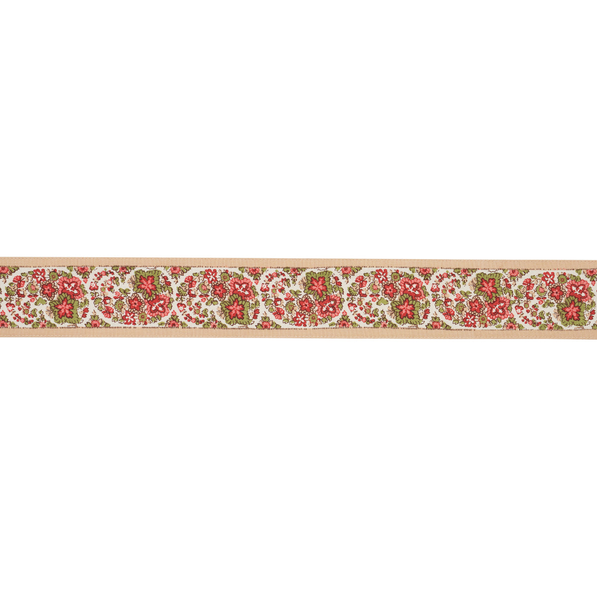 INES-PAISLEY-TRIM-ROSE-COGNAC-SCHUMACHER-84442 - Schumacher Trim
